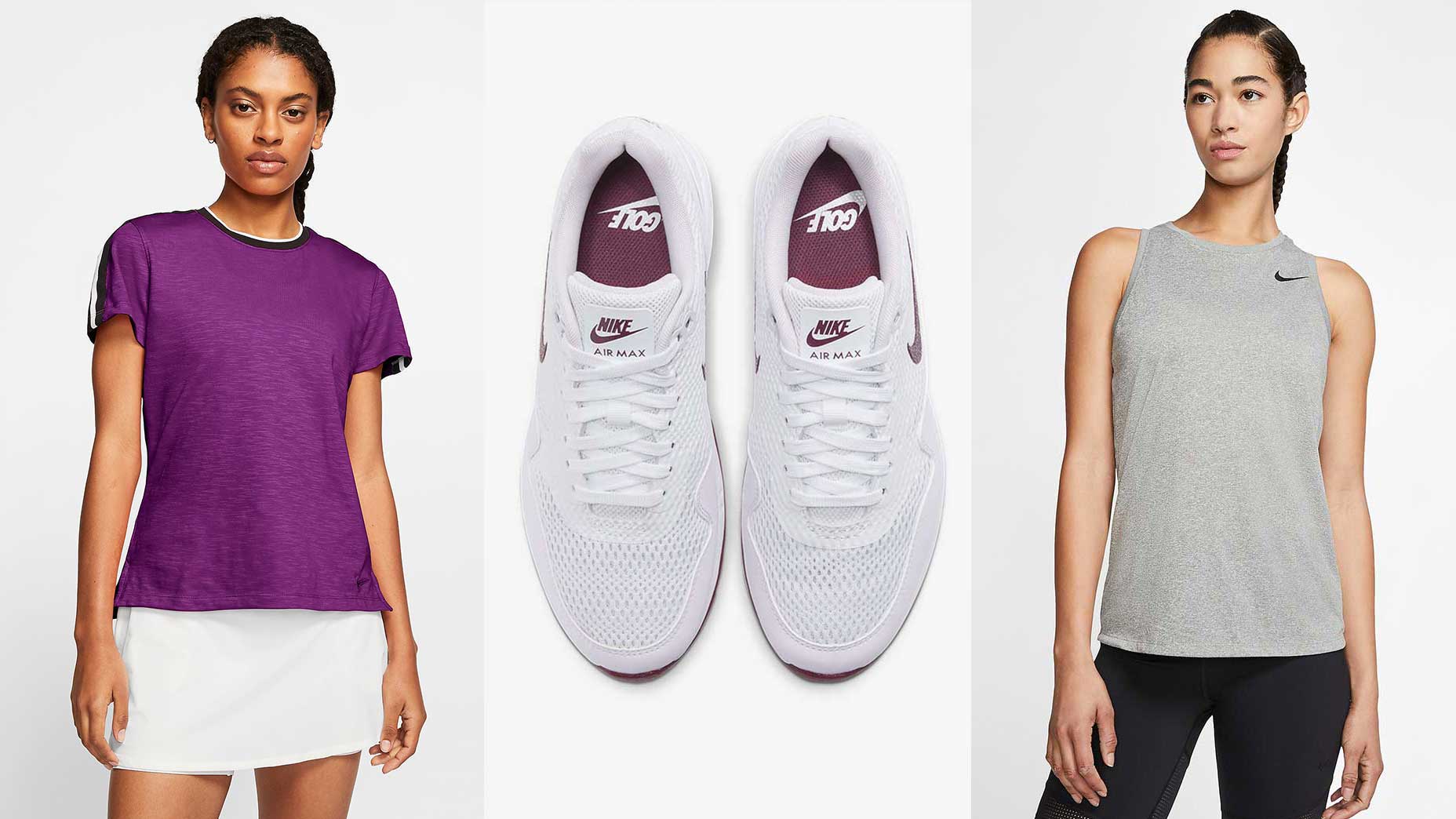 Nike athleisure that works well on the golf course.