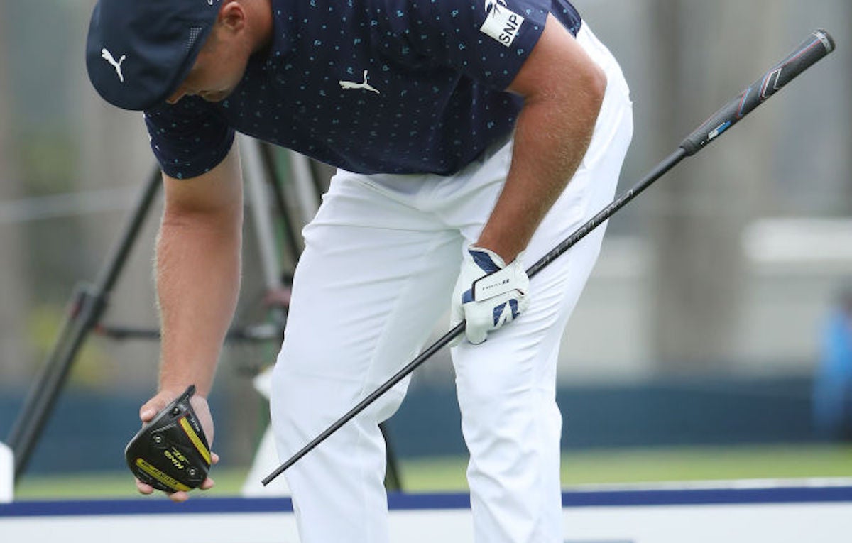 bryson dechambeau broke his driver