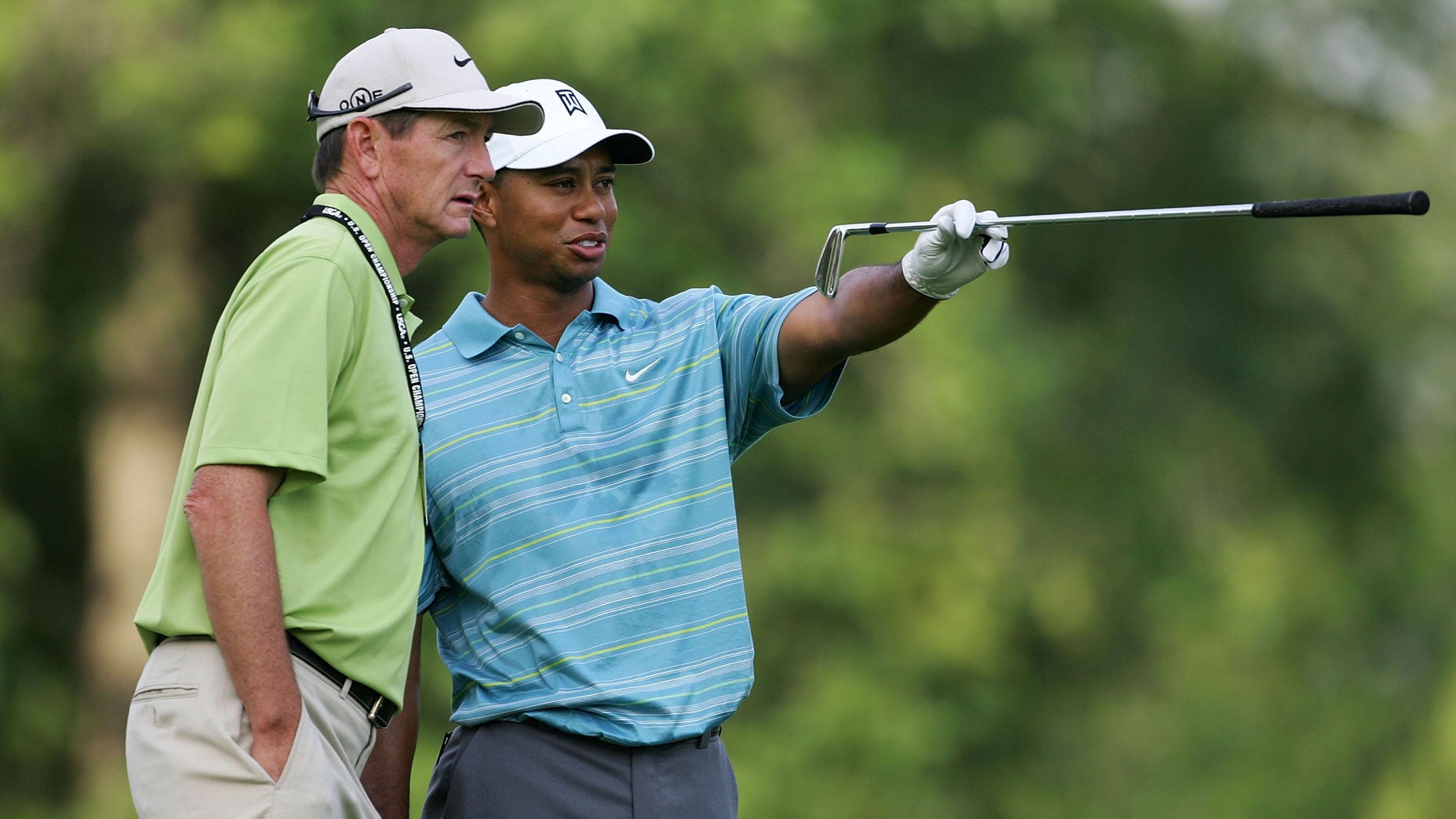 Hank Haney and Tiger Woods in 2006.