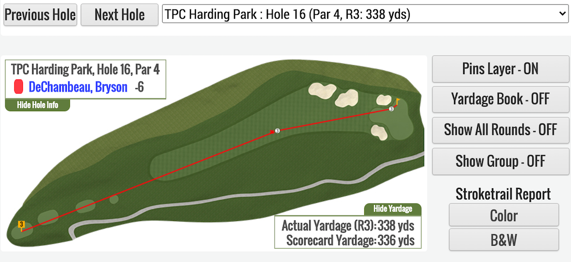 bryson dechambeau 16 pga championship