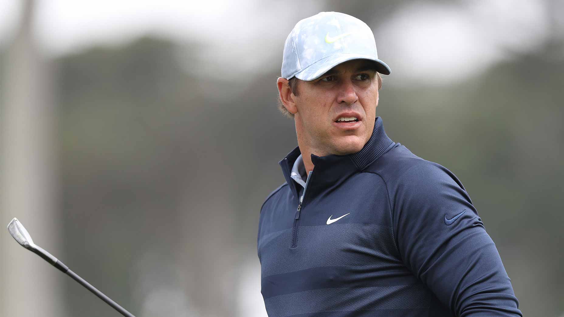 brooks koepka looks on PGA championship round 1