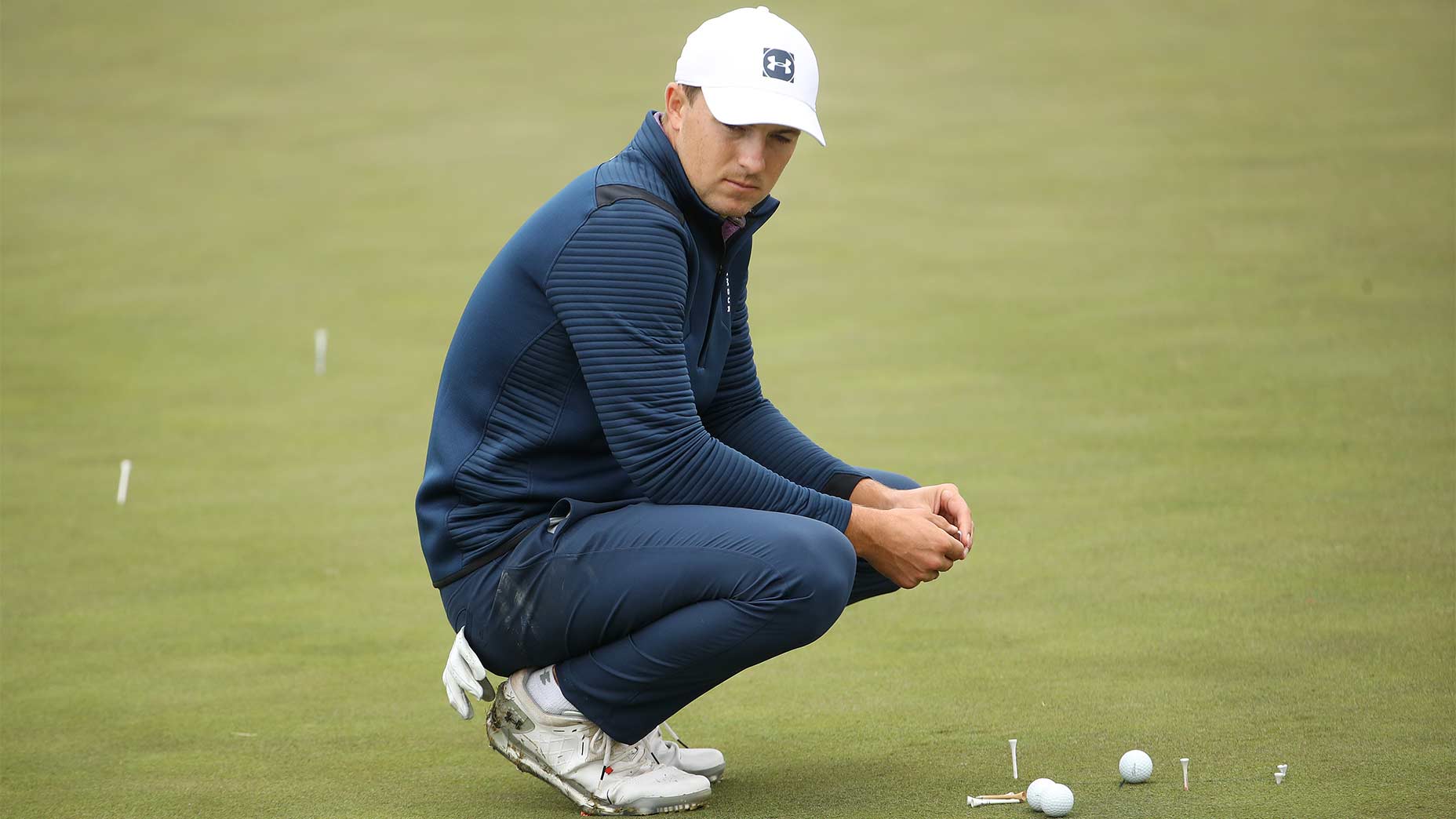 Jordan Spieth at the PGA on Tuesday.