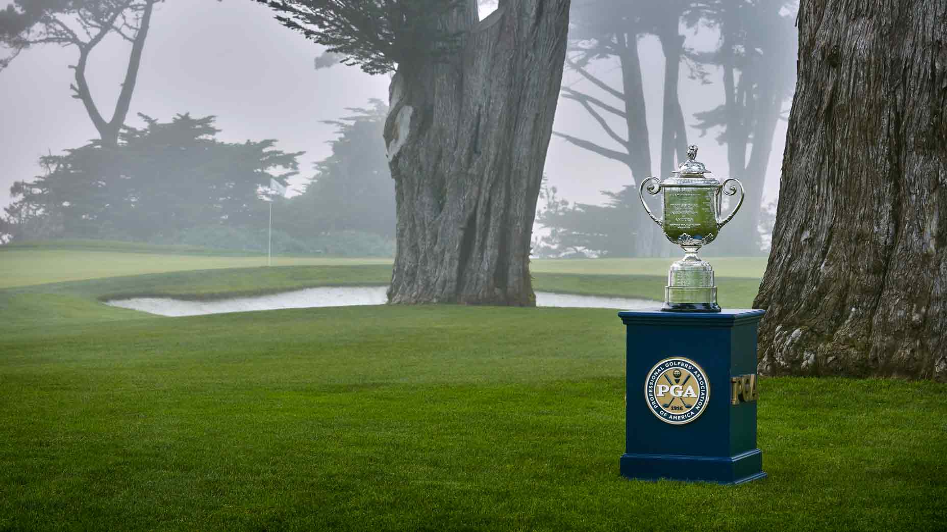Wanamaker trophy at TPC Harding Park