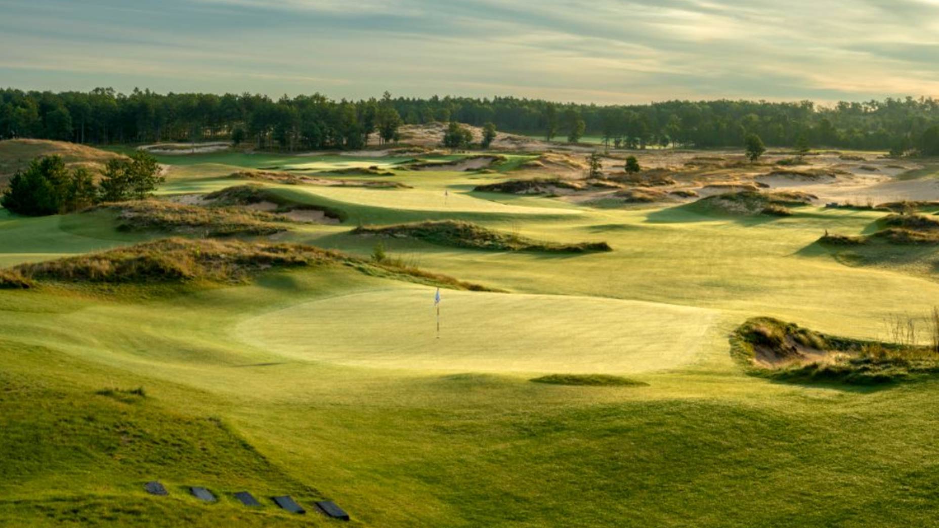A view of The Sandbox at Sand Valley in Wisconsin.