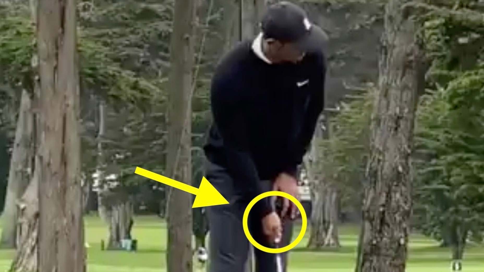 tiger woods putts