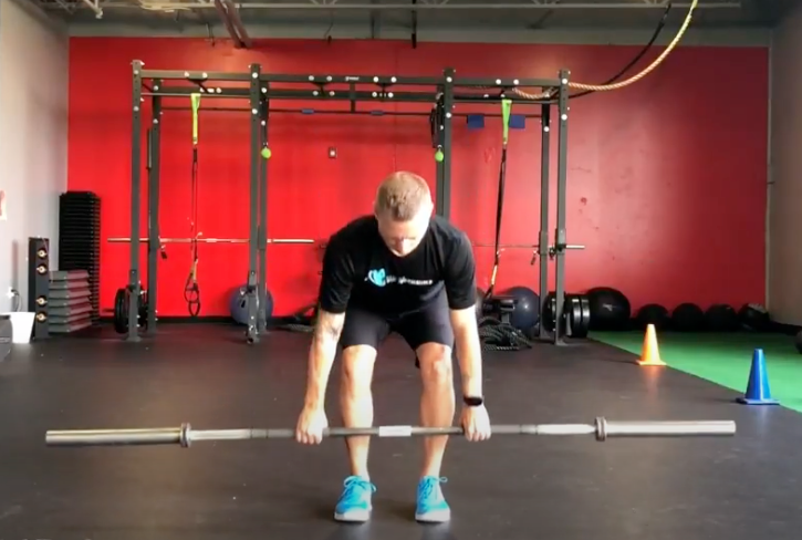 Deadlifts are a great exercise to help your golf swing in the gym.