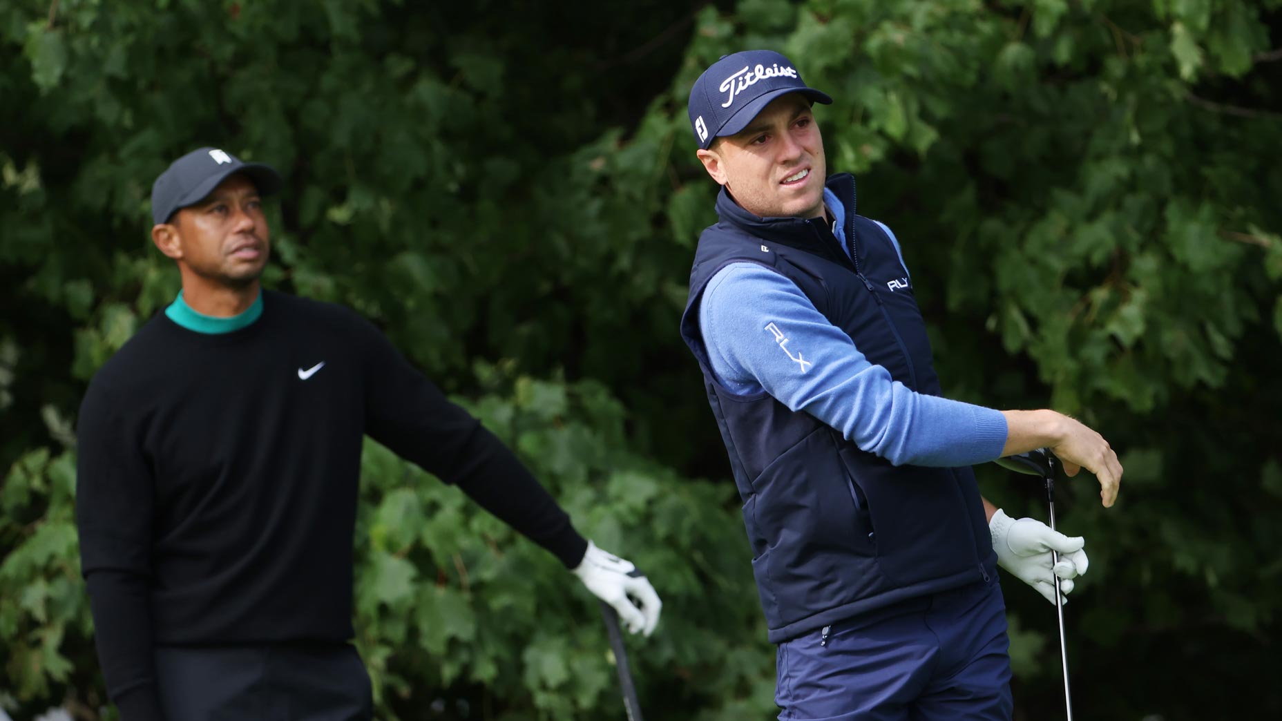 tiger woods justin thomas winged foot