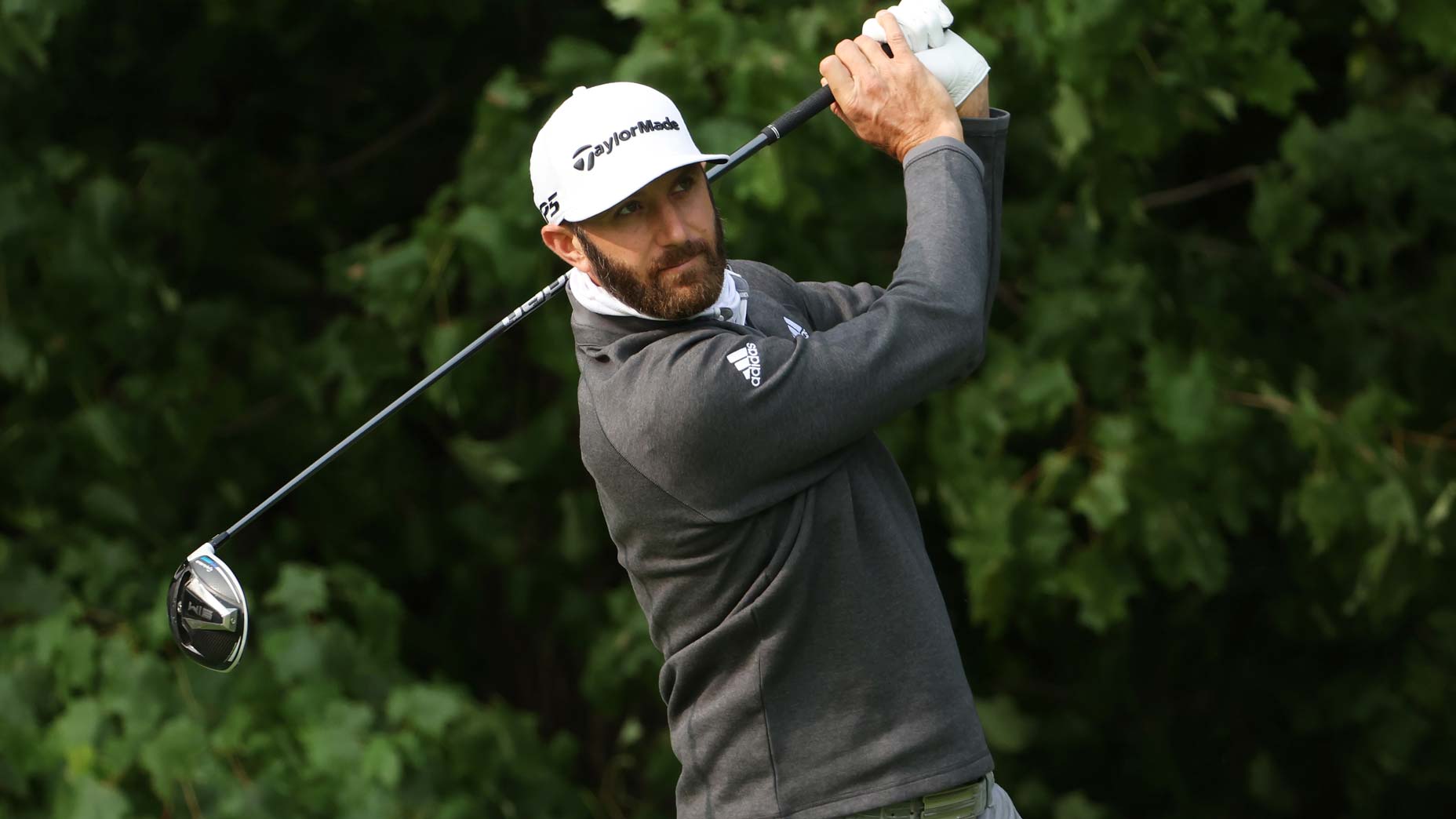 dustin johnson swings