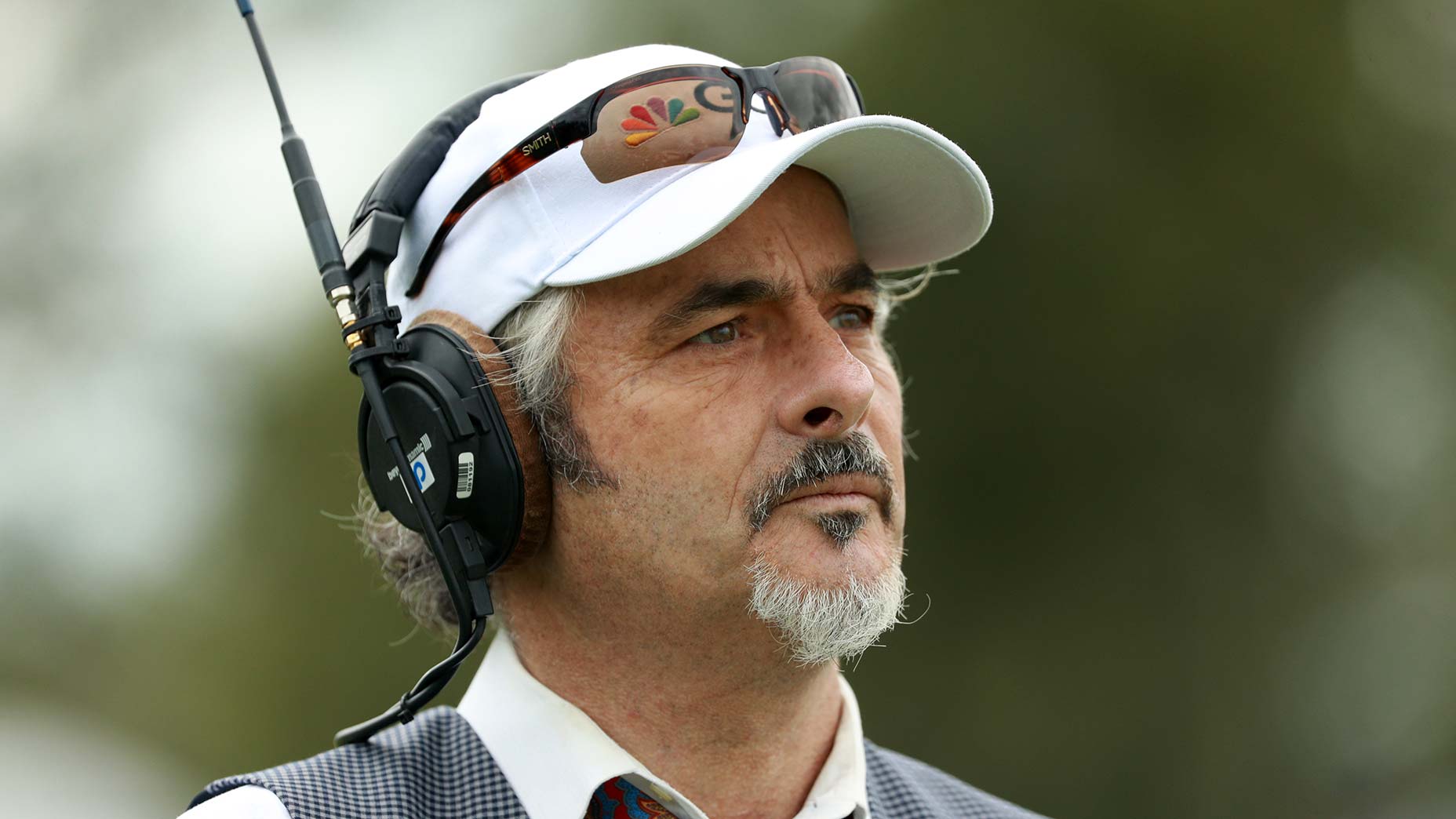 David Feherty looks on