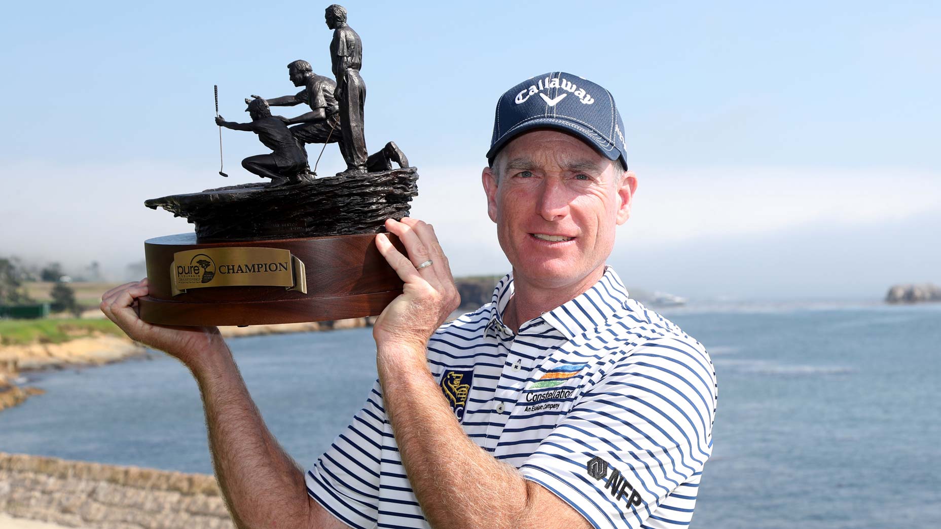 jim furyk with trophy
