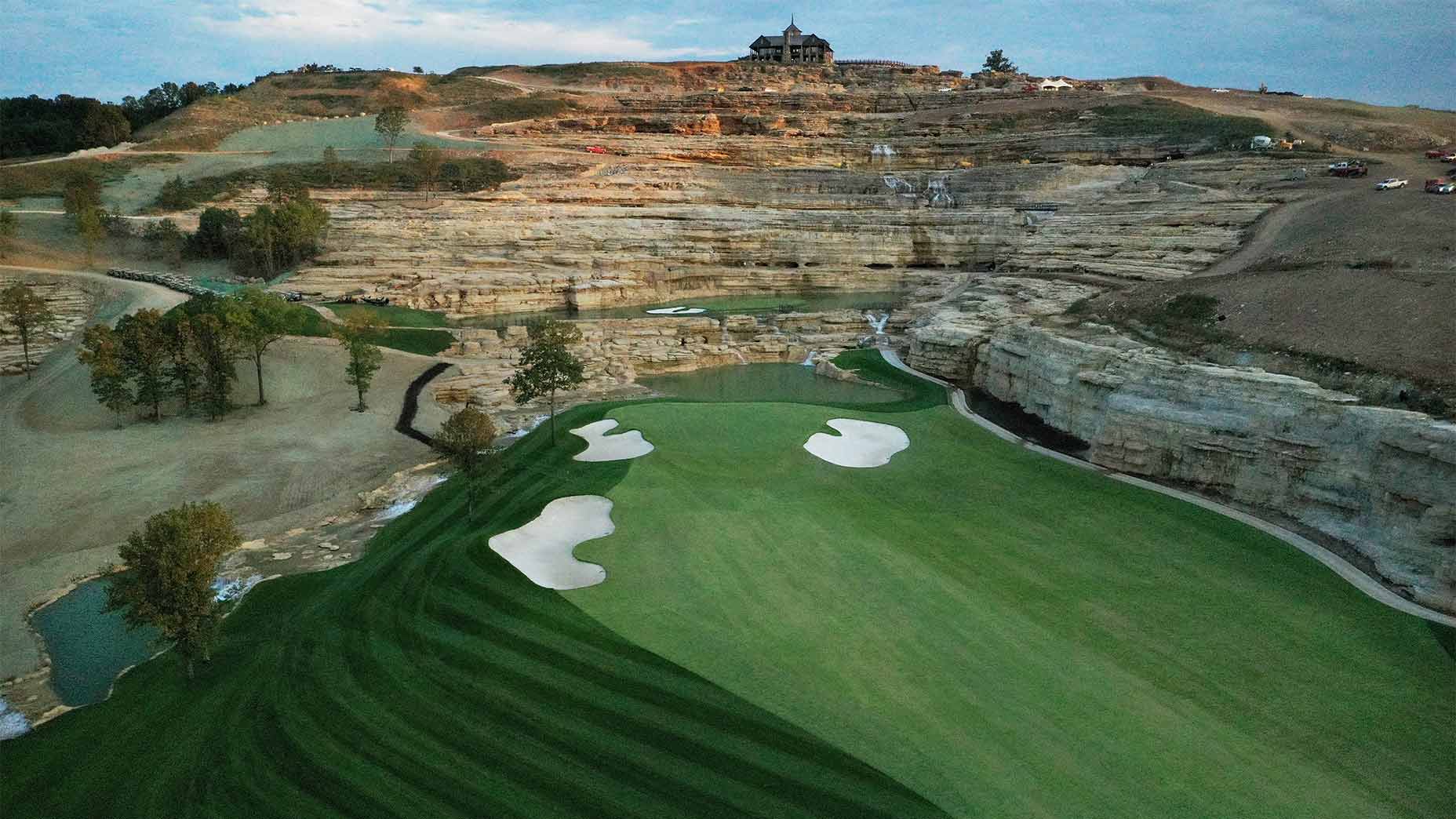 The 18th hole at Payne's Valley.