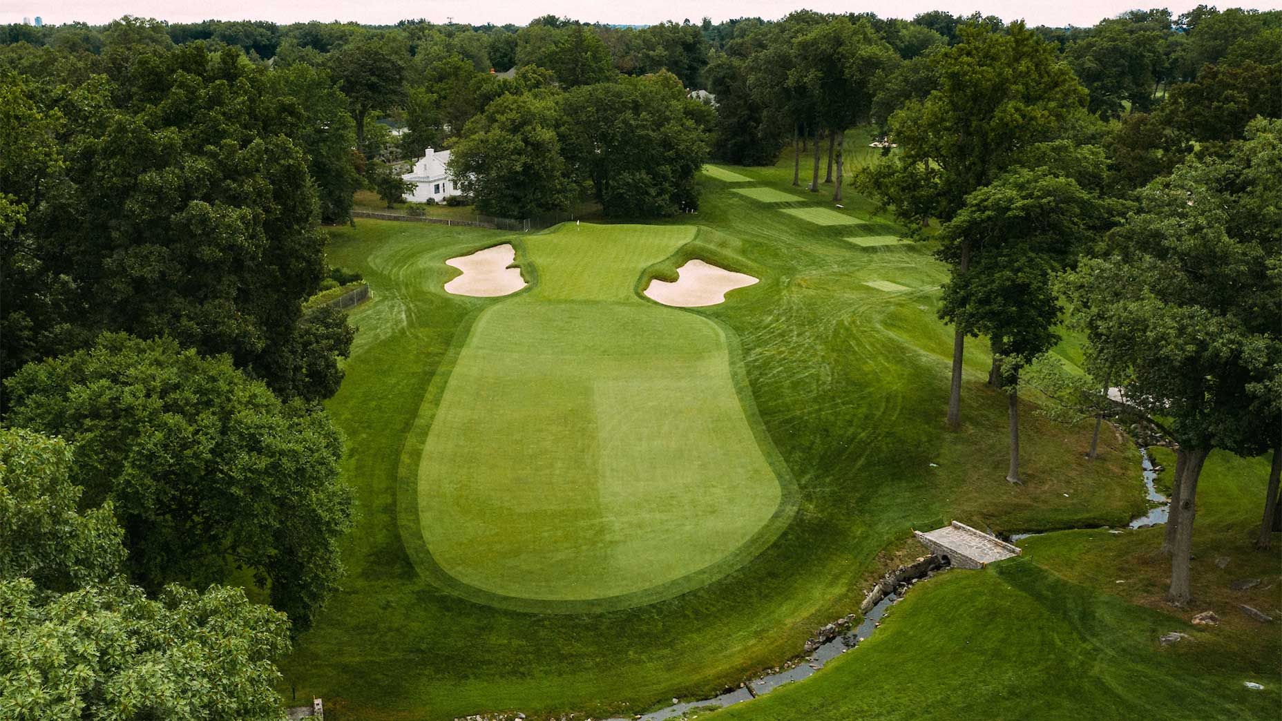 The 15th hole at Winged Foot.