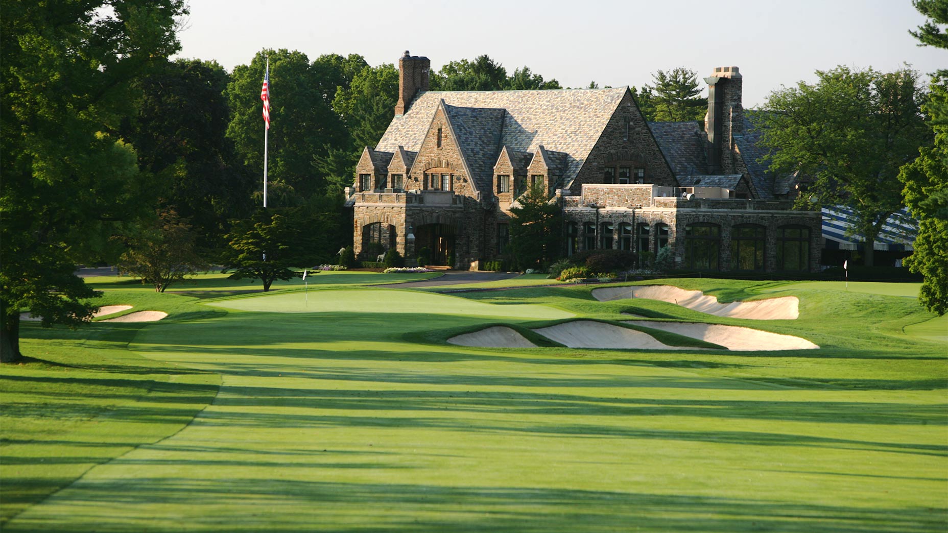 Winged Foot's clubhouse.