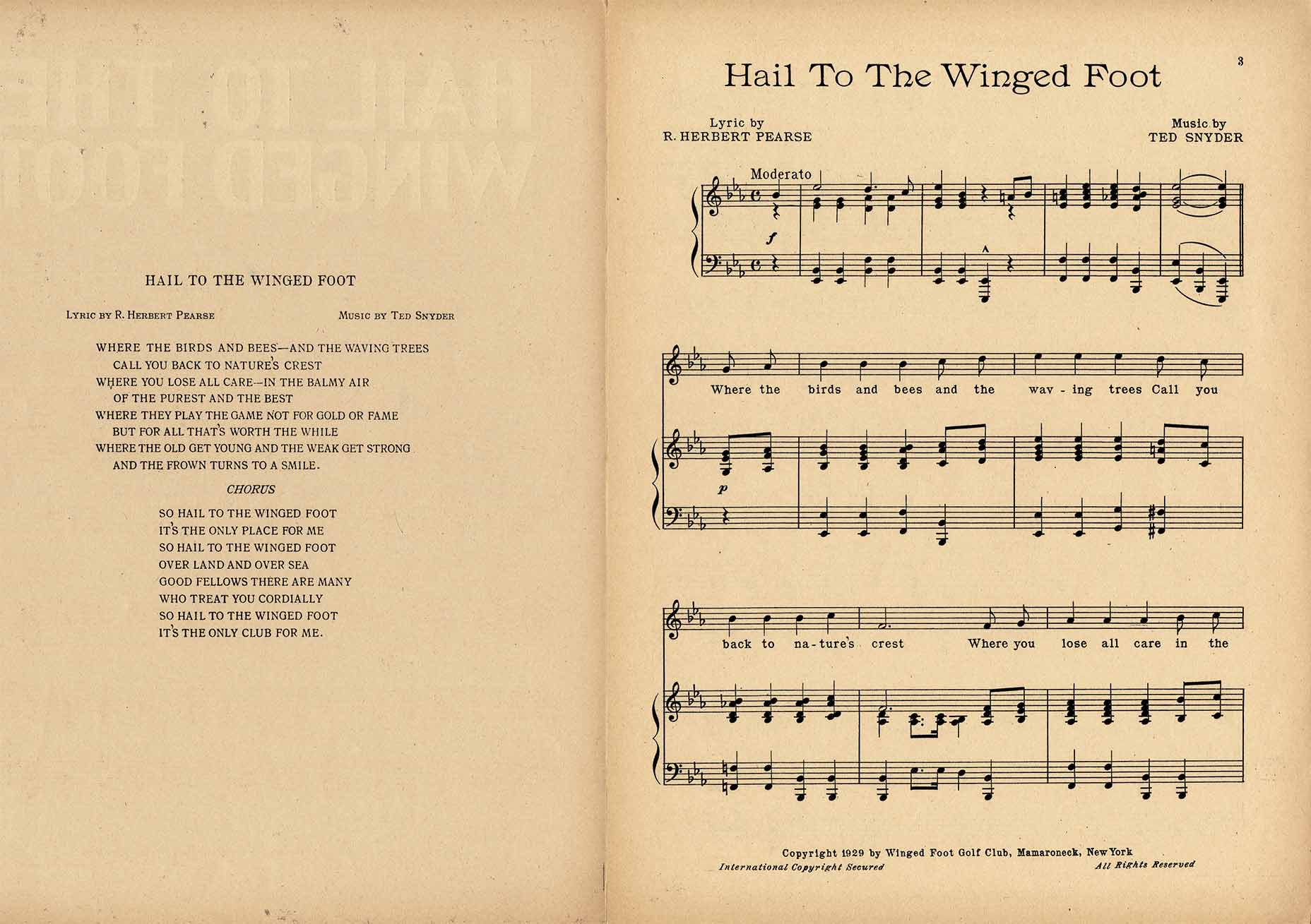 Winged Foot song