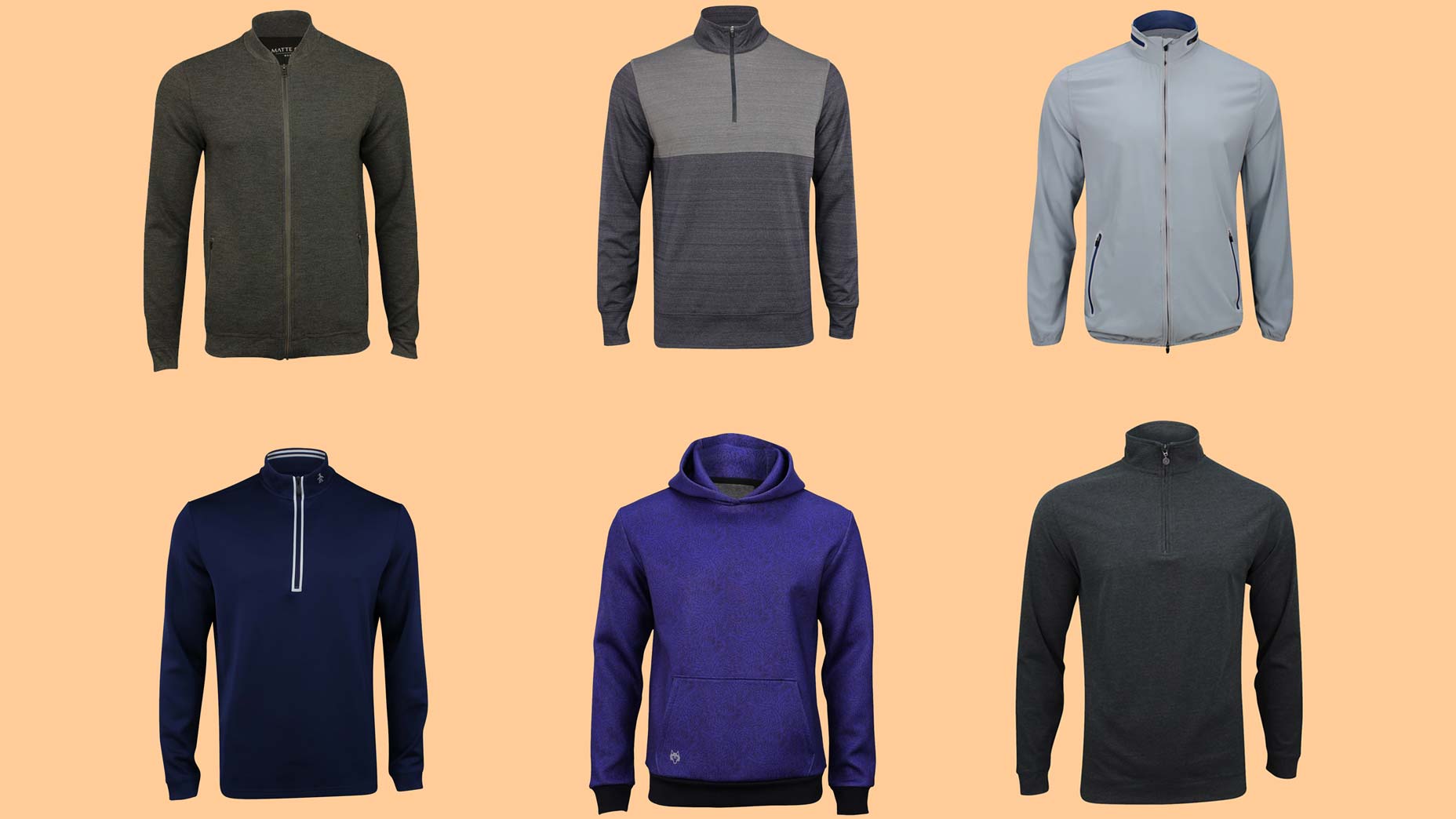 Golf pullovers and jacket