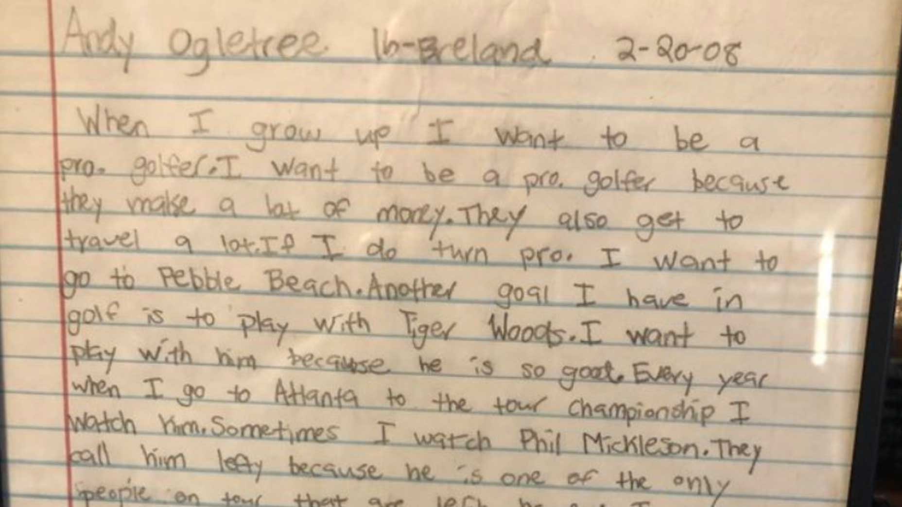 andy ogletree letter