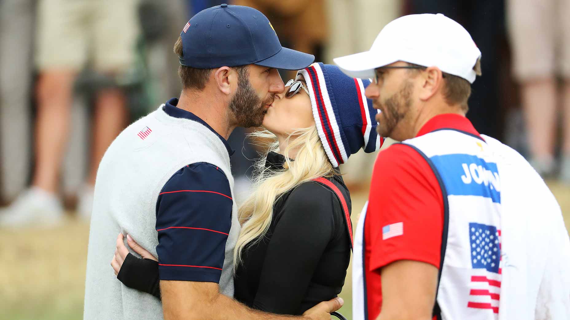 dustin johnson paulina gretzky presidents cup