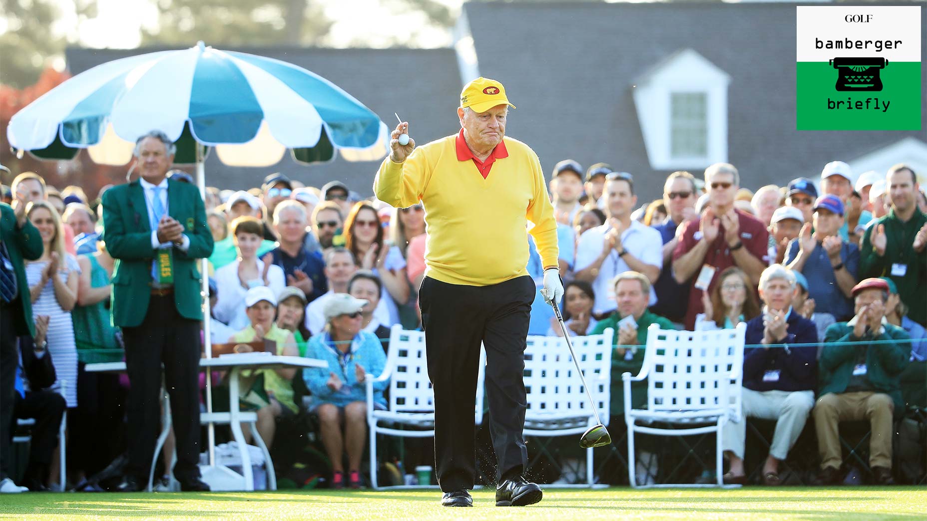 Jack Nicklaus at the Masters.