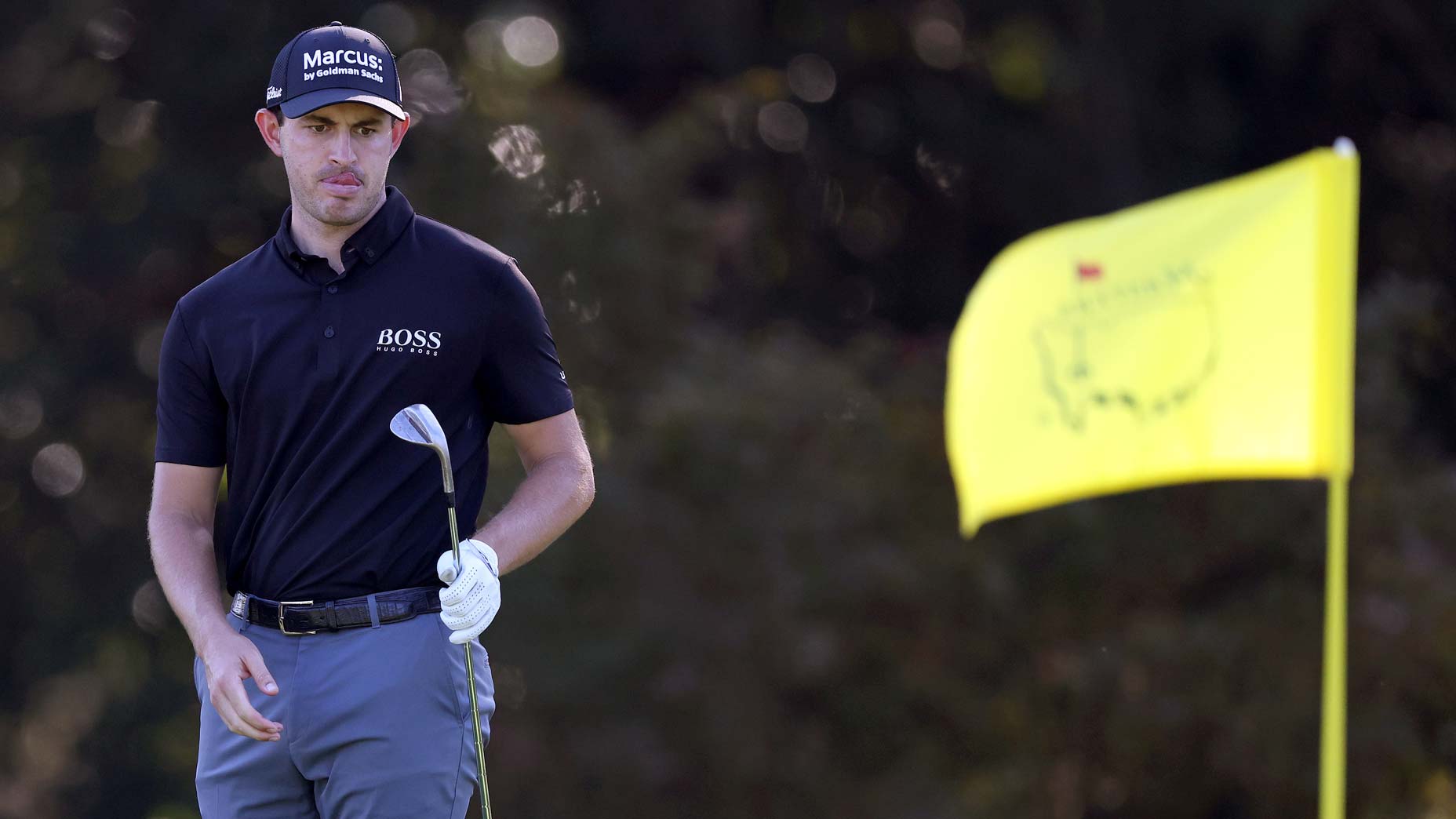 patrick cantlay stares at ball