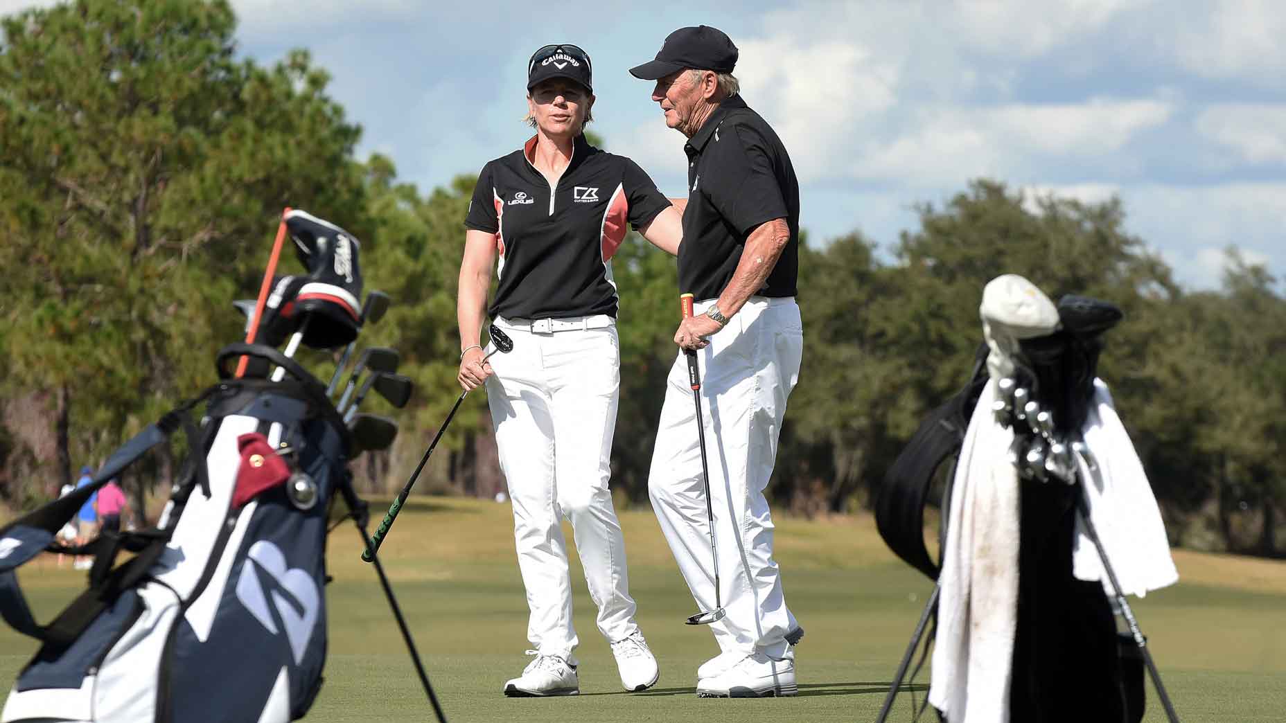 Annika and Tom Sorenstam