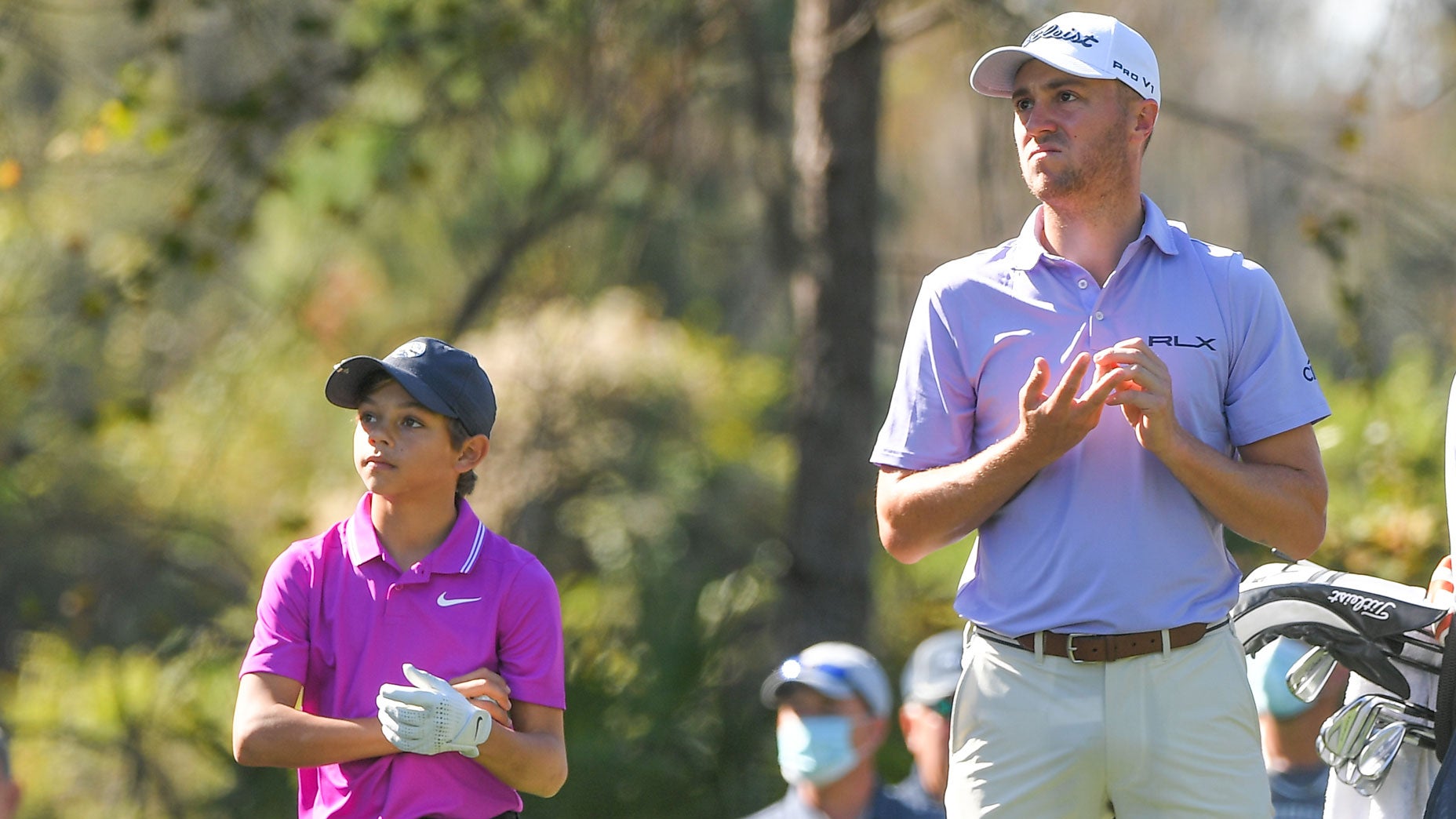 Charlie Woods Justin Thomas