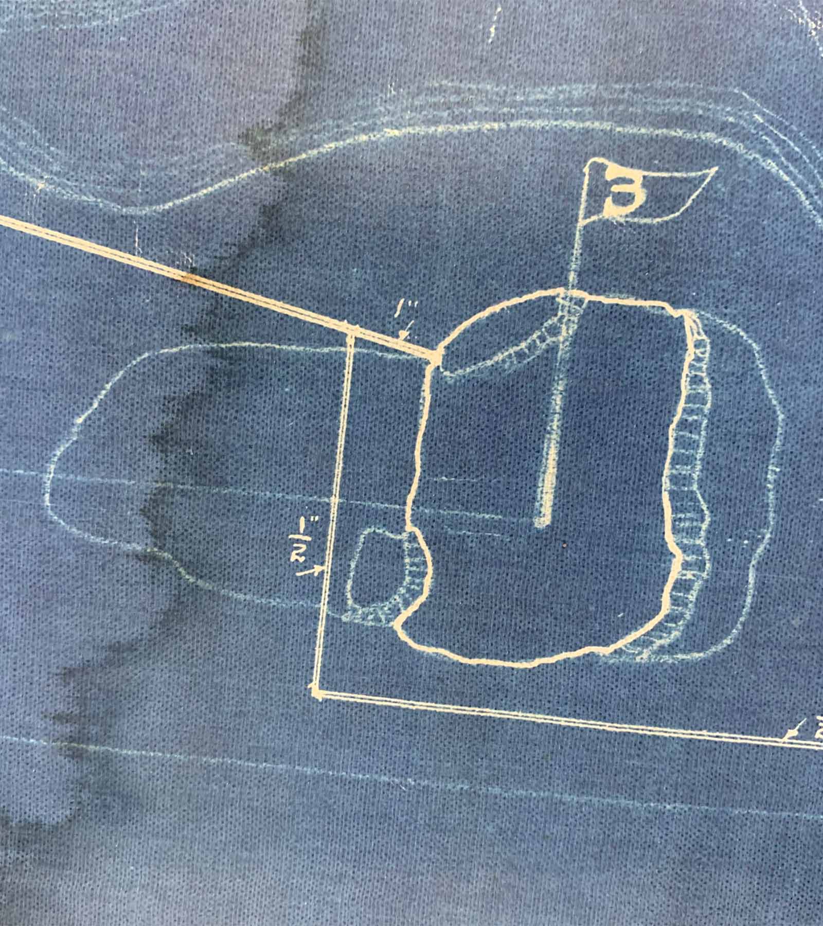 The Seth Raynor Midland Hills map.