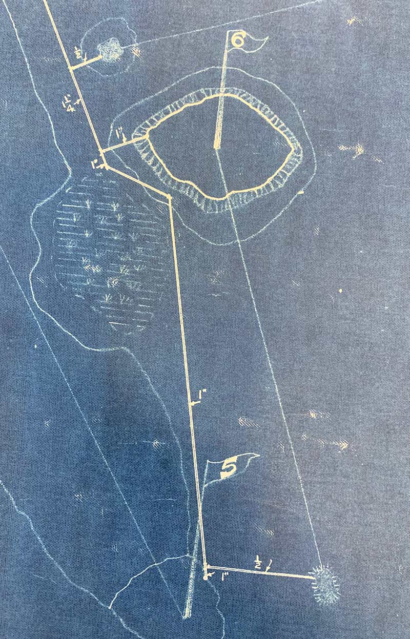 A close up of the Raynor Midland Hills map.