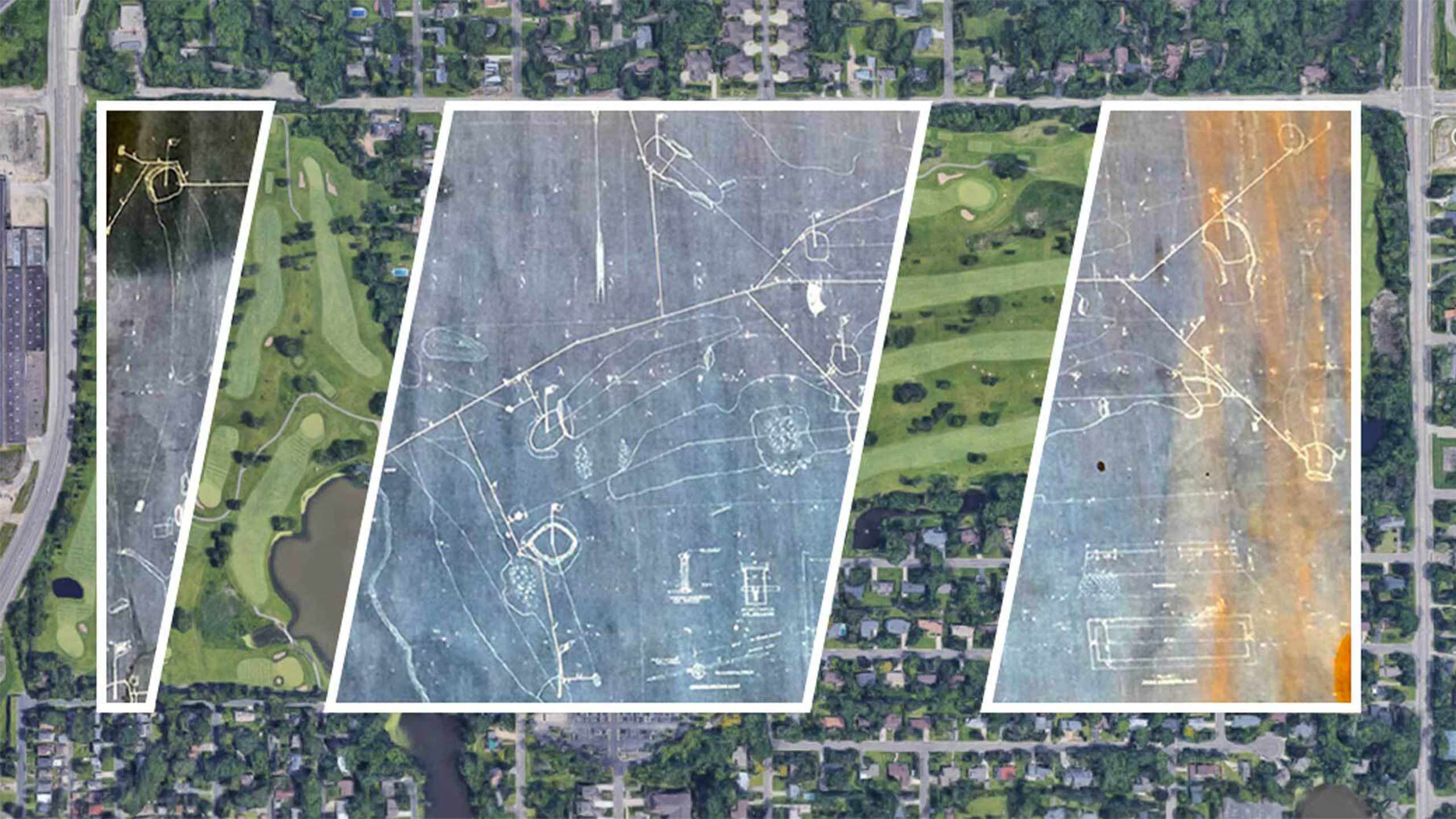 midland hills course map