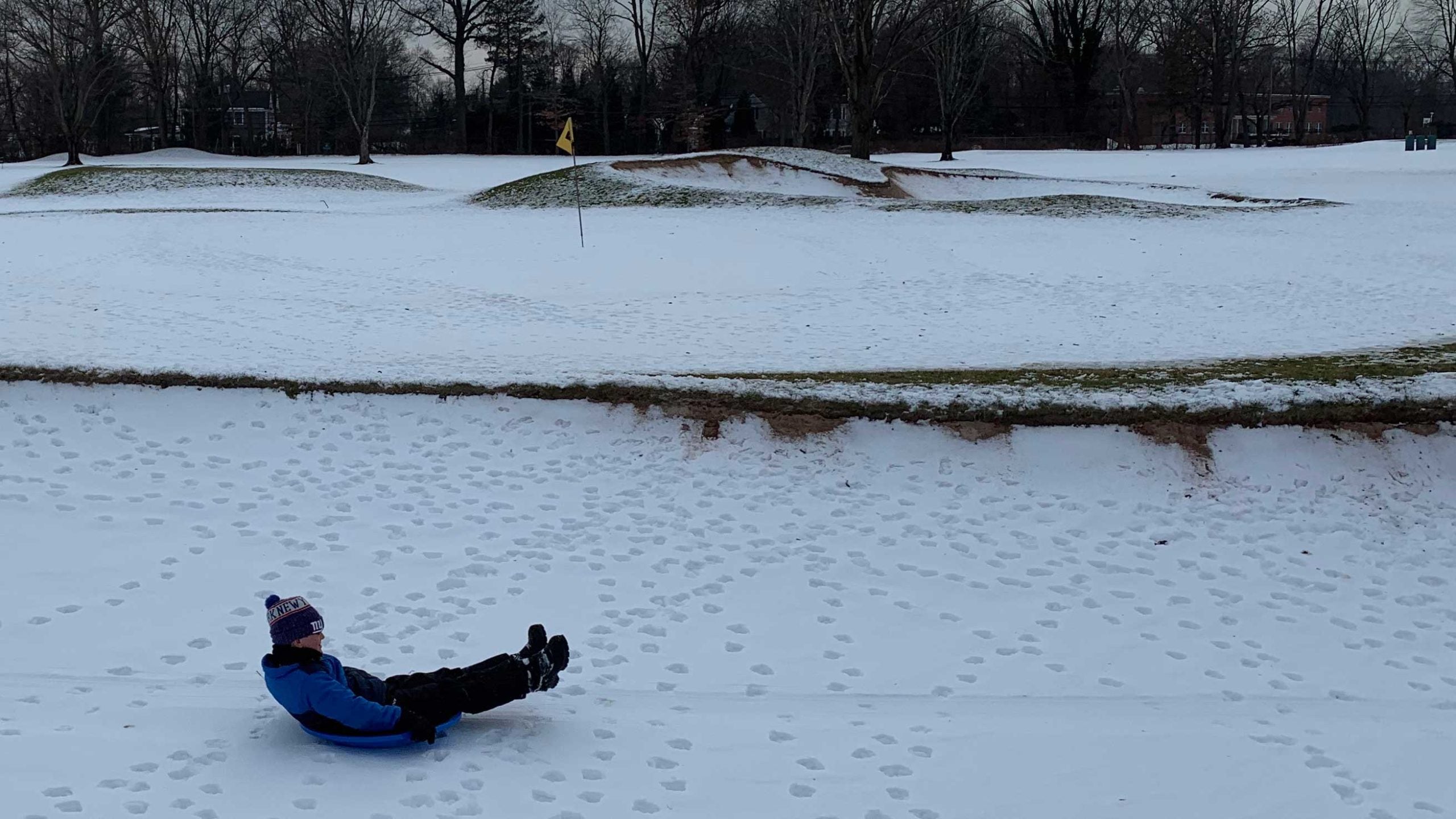 Buried under snow, golf courses provide a different kind of thrill