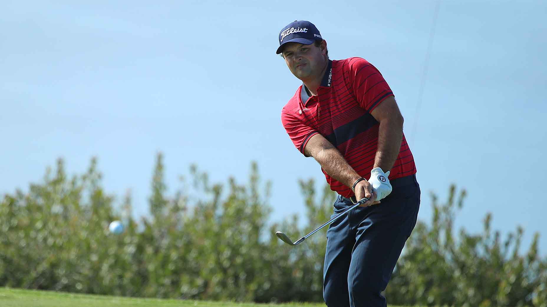 patrick reed hits wedge