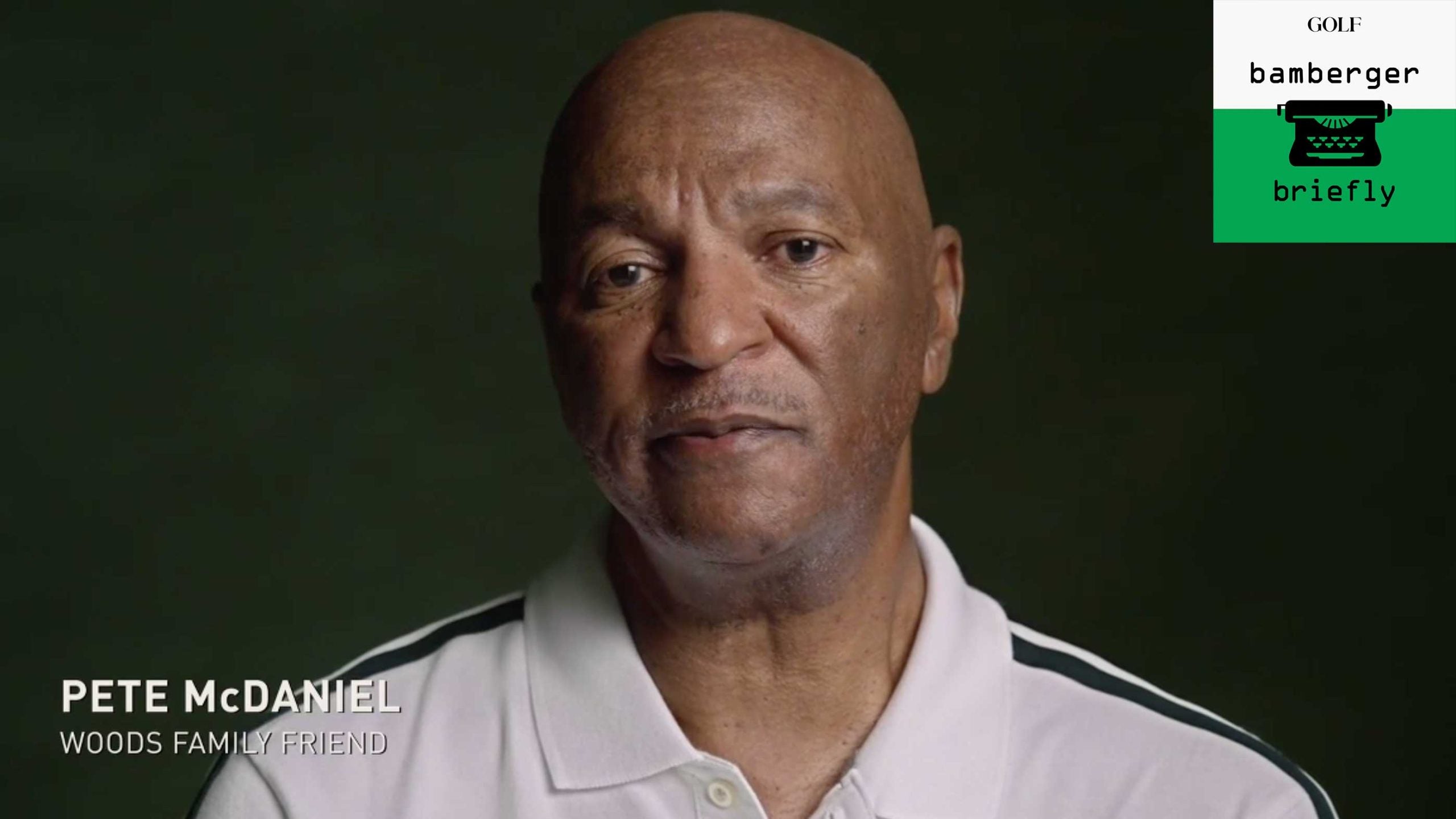 pete mcdaniel in the Tiger documentary
