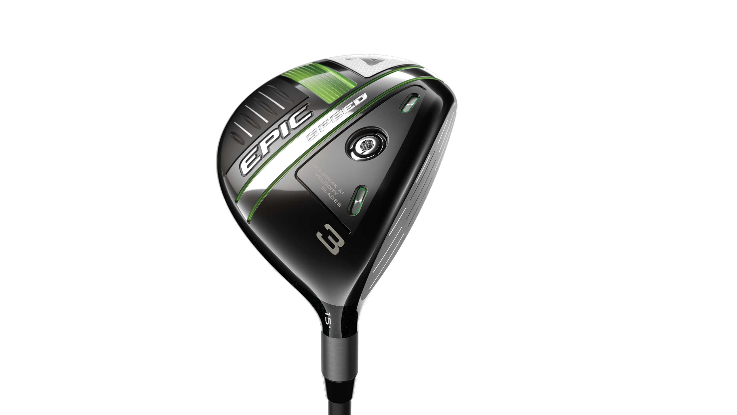 The Callaway Epic Speed fairway wood.