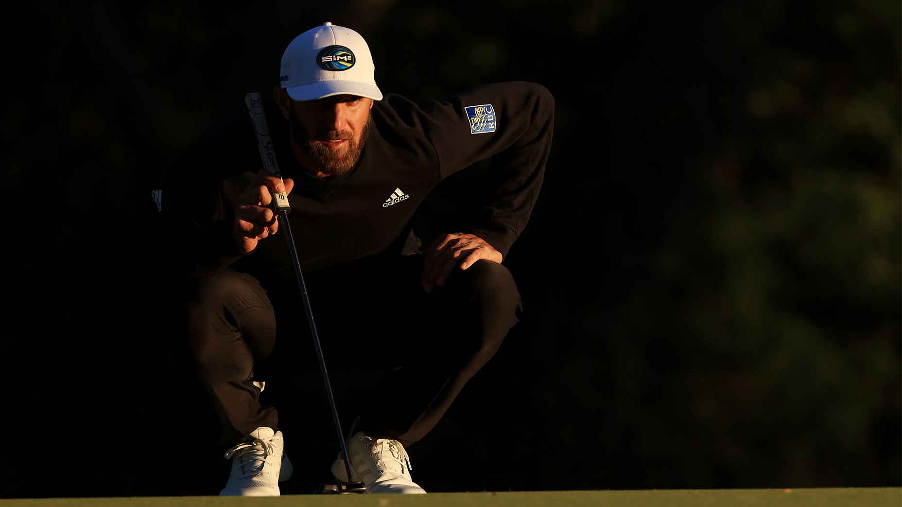 dustin johnson swings iron riviera