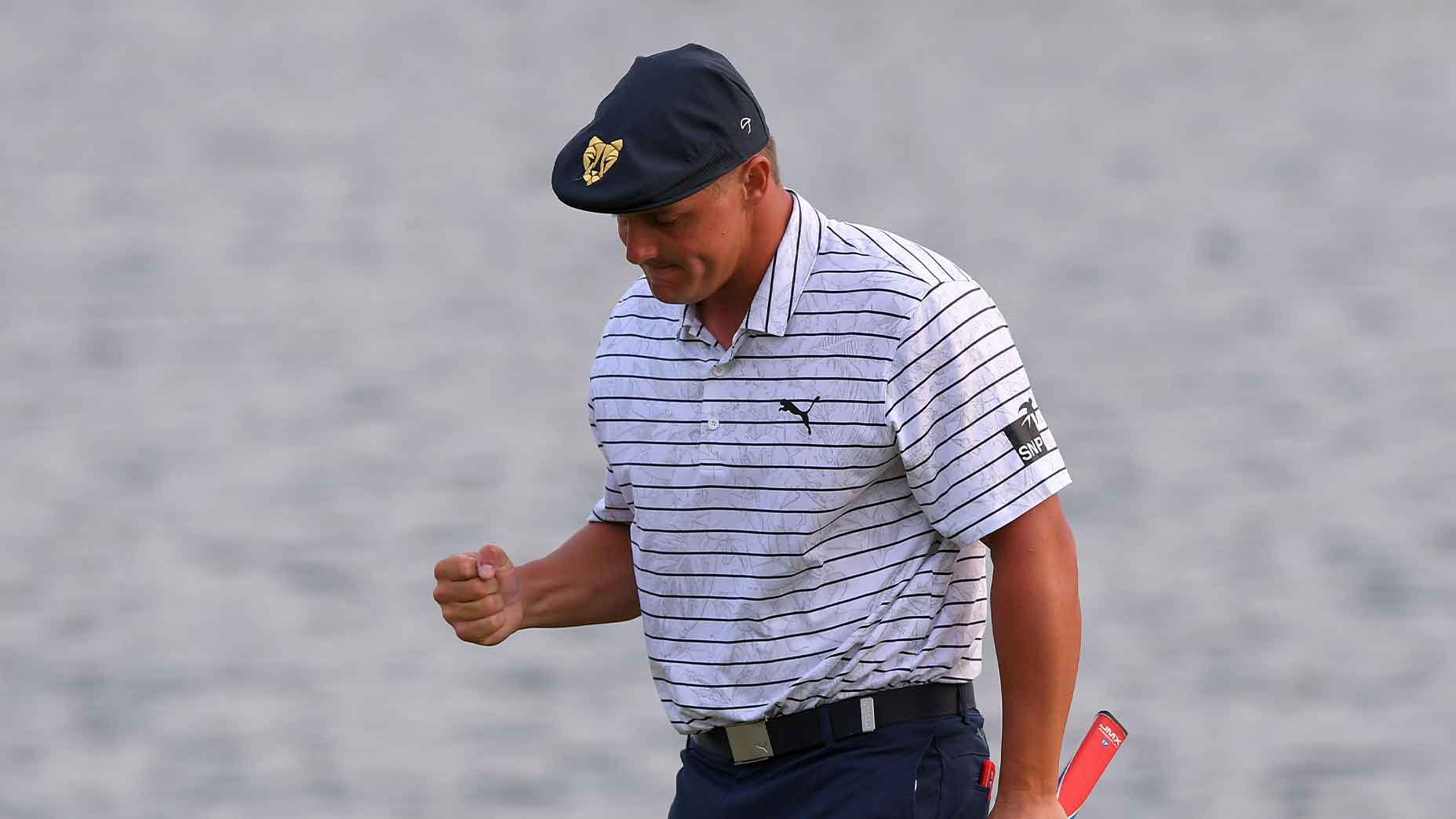 bryson dechambeau pumps fist