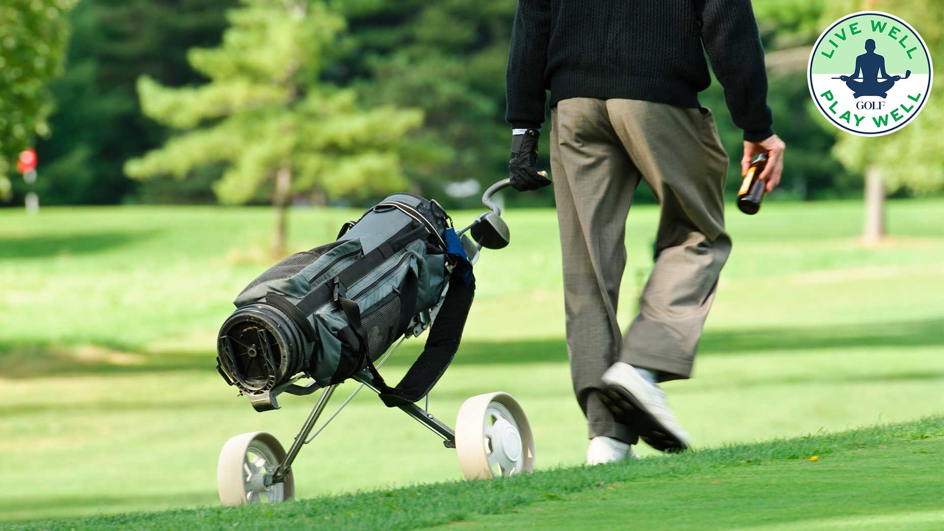 Sometimes a cold beer is hard to pass up on the course.