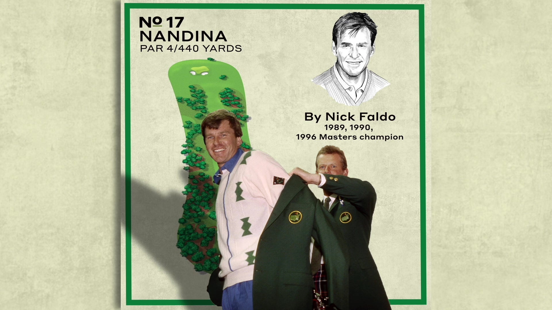 Masters holes: Augusta National's par-4 17th hole, explained by Nick Faldo