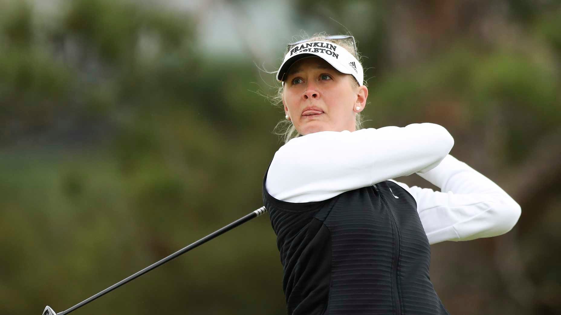 Jessica Korda is running away with the LA Open — can she close?