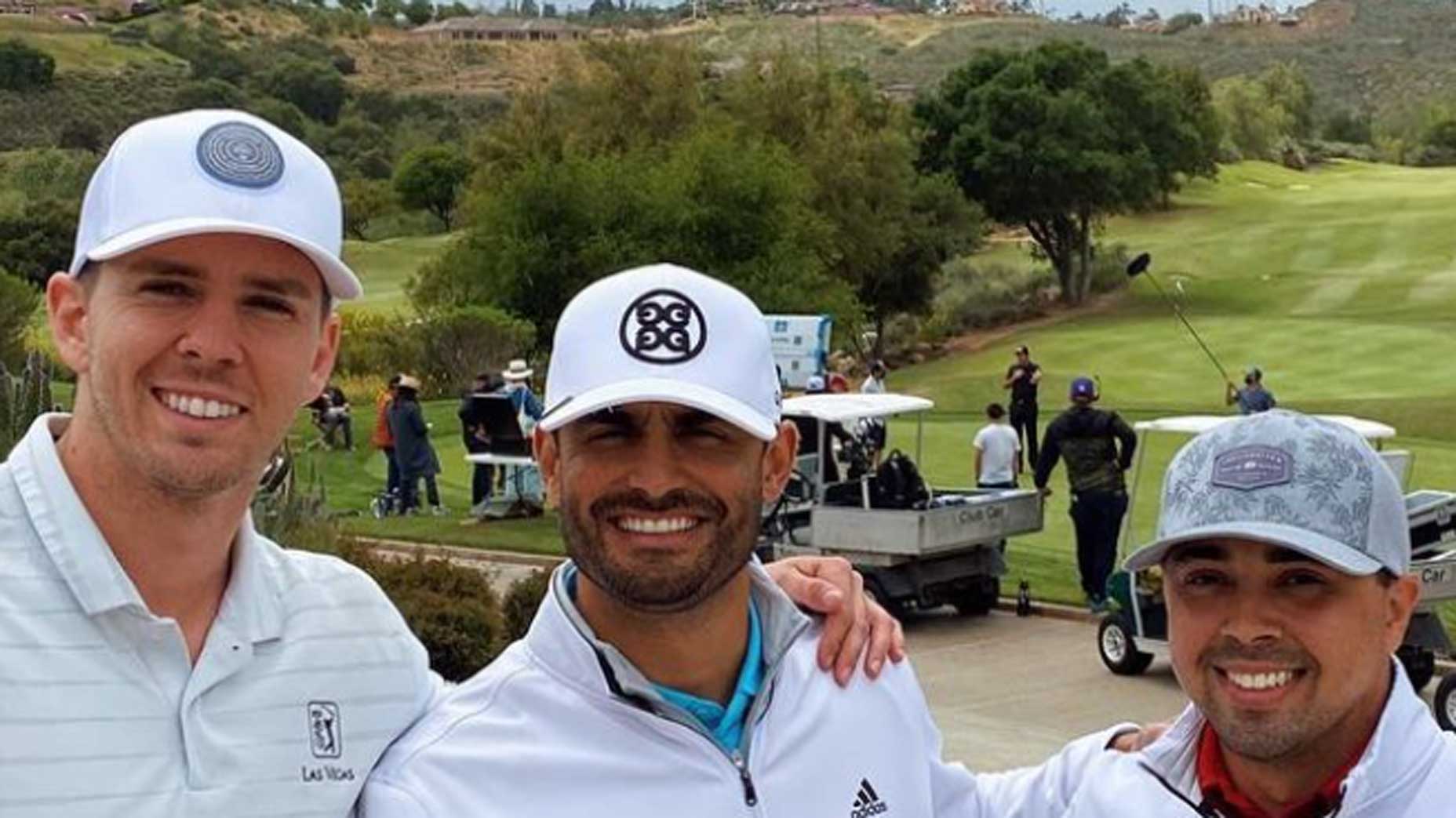 Victor Lopez, Marco Contreras and Estes Rodriguez