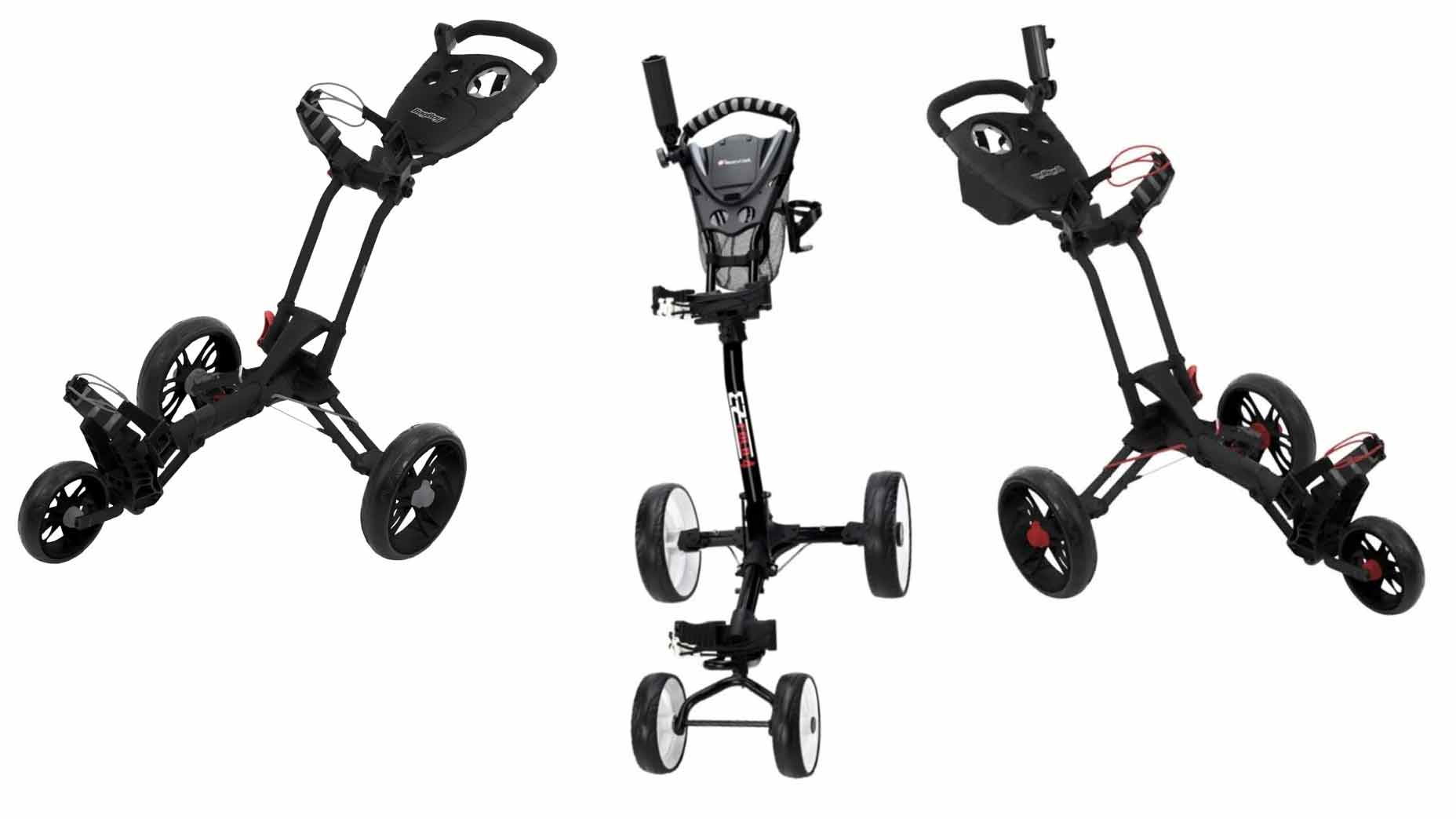 Golf push carts