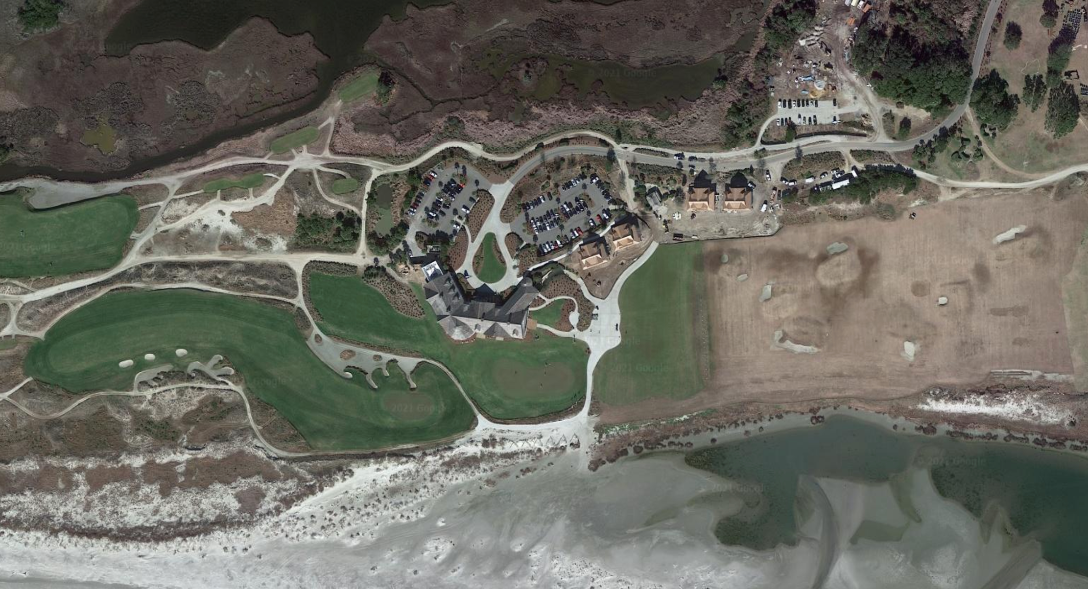overhead of kiawah island