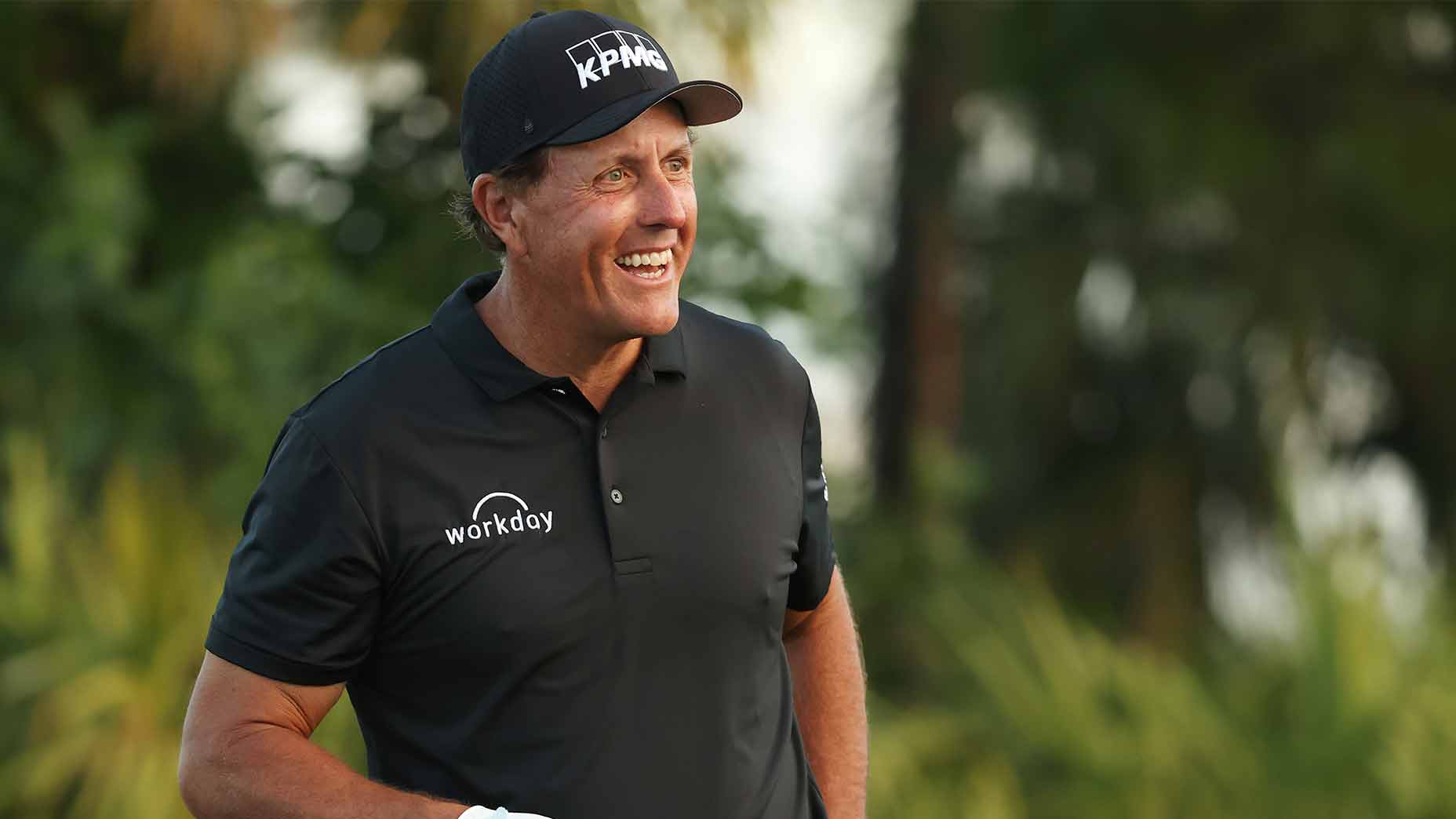 phil mickelson smiles