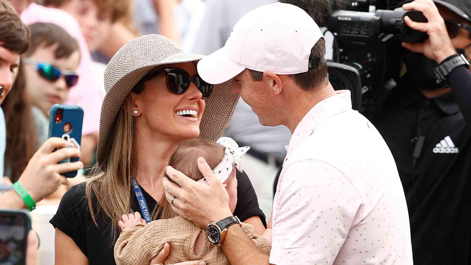 rory mcilroy erica share embrace
