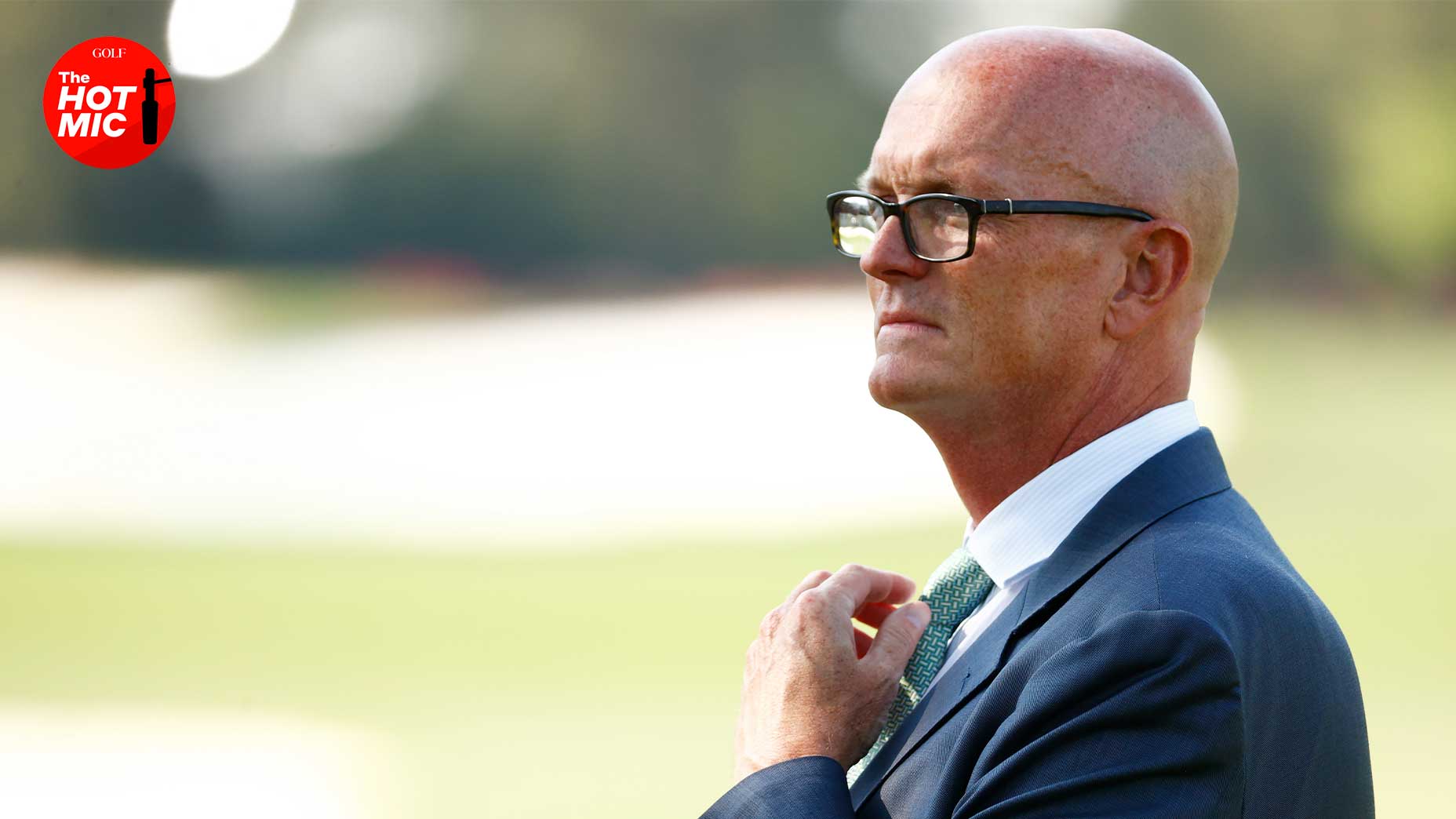 scott van pelt adjusts tie