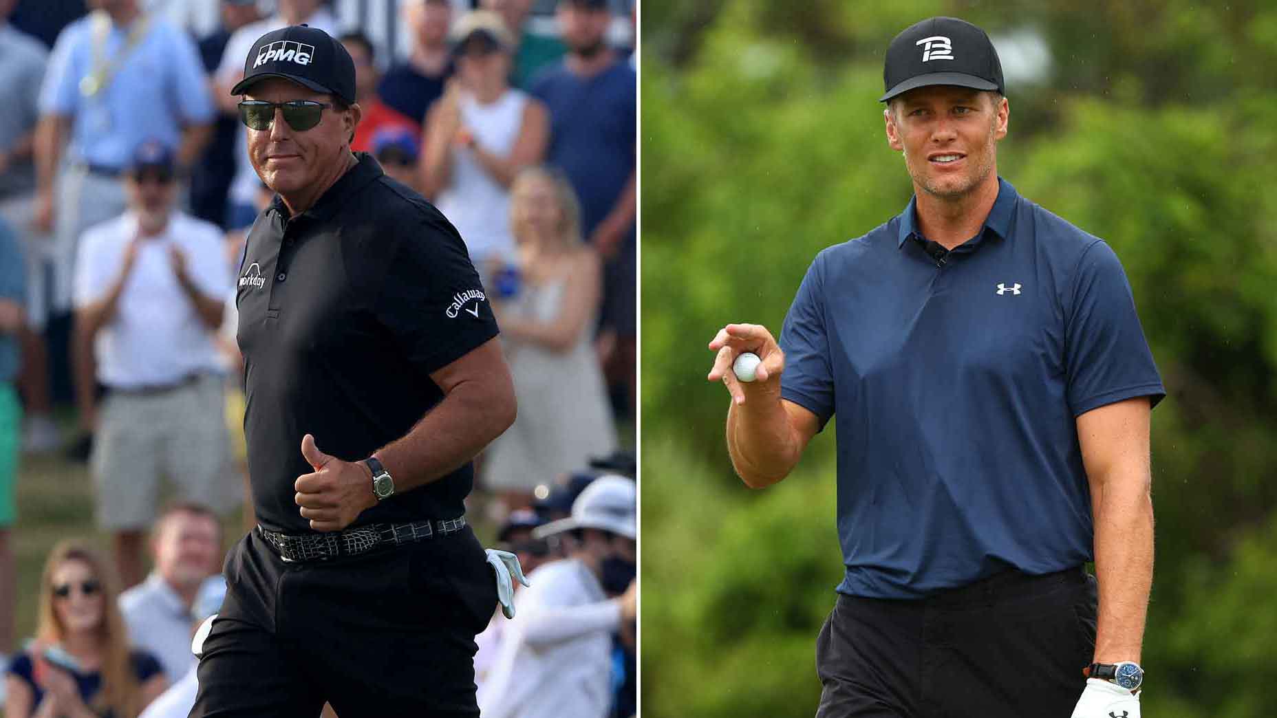 Phil Mickelson and Tom Brady