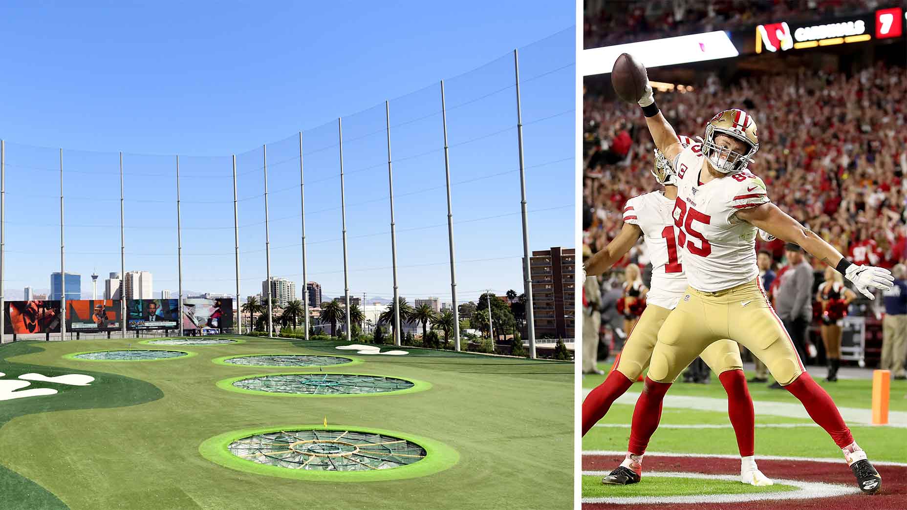 george kittle topgolf