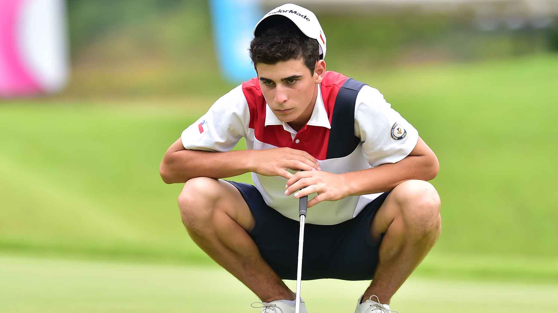 joaquin niemann competes for chile