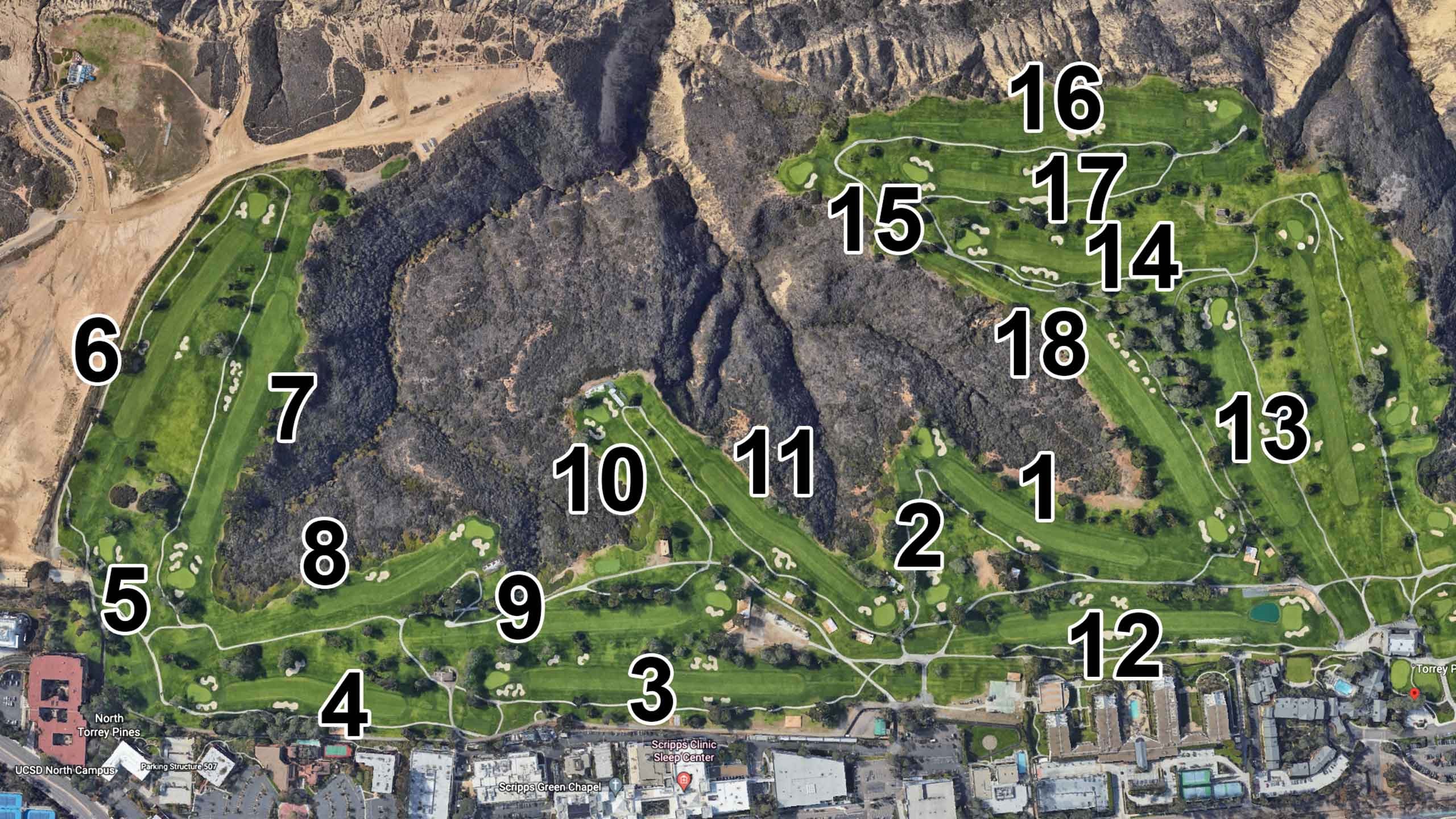 torrey pines rerouted