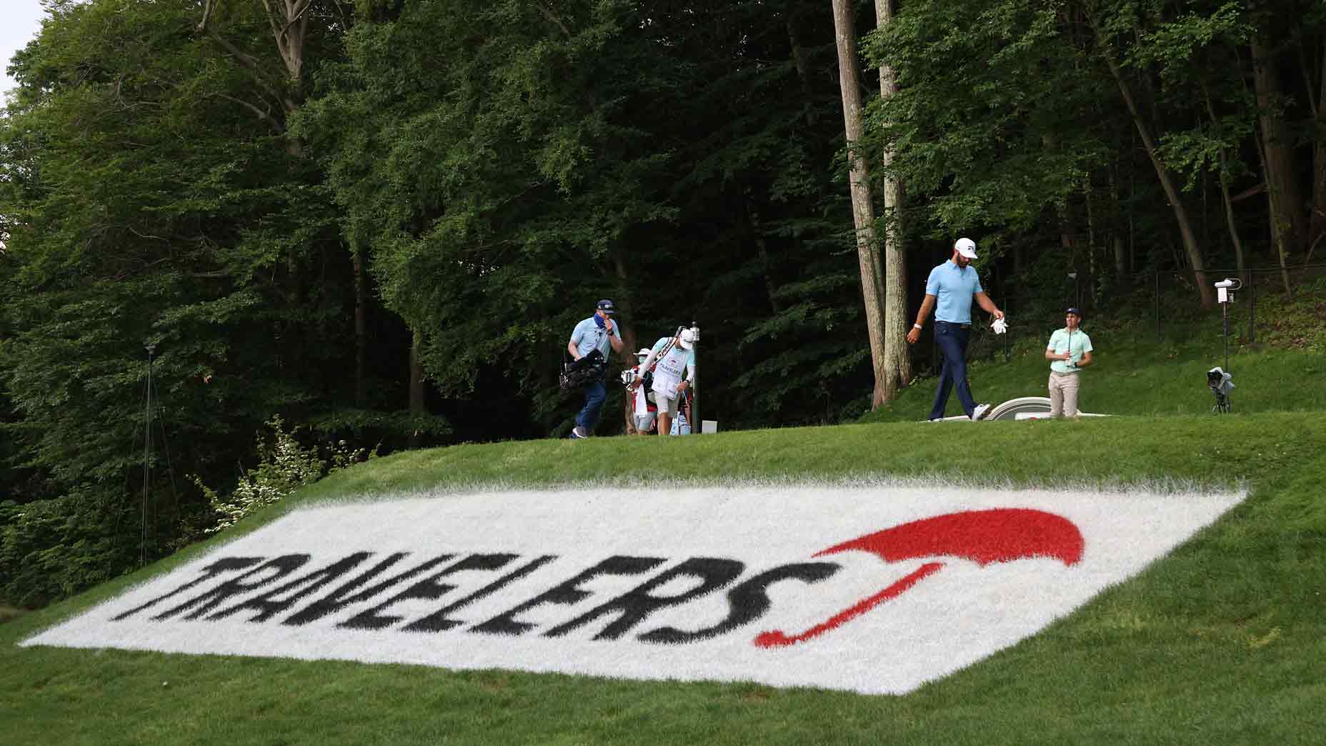 Dustin Johnson at Travelers Championship