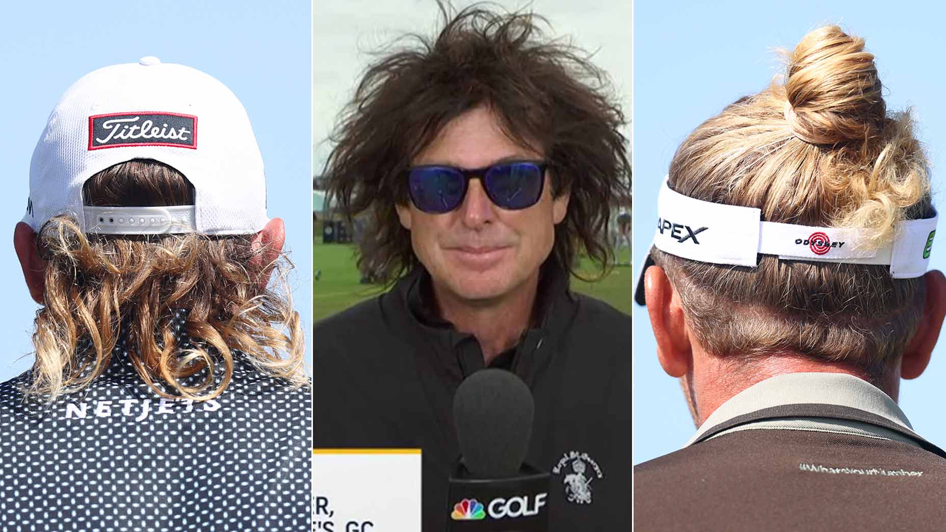 Heir apparent: And the star of the 149th Open Championship is... hair!?