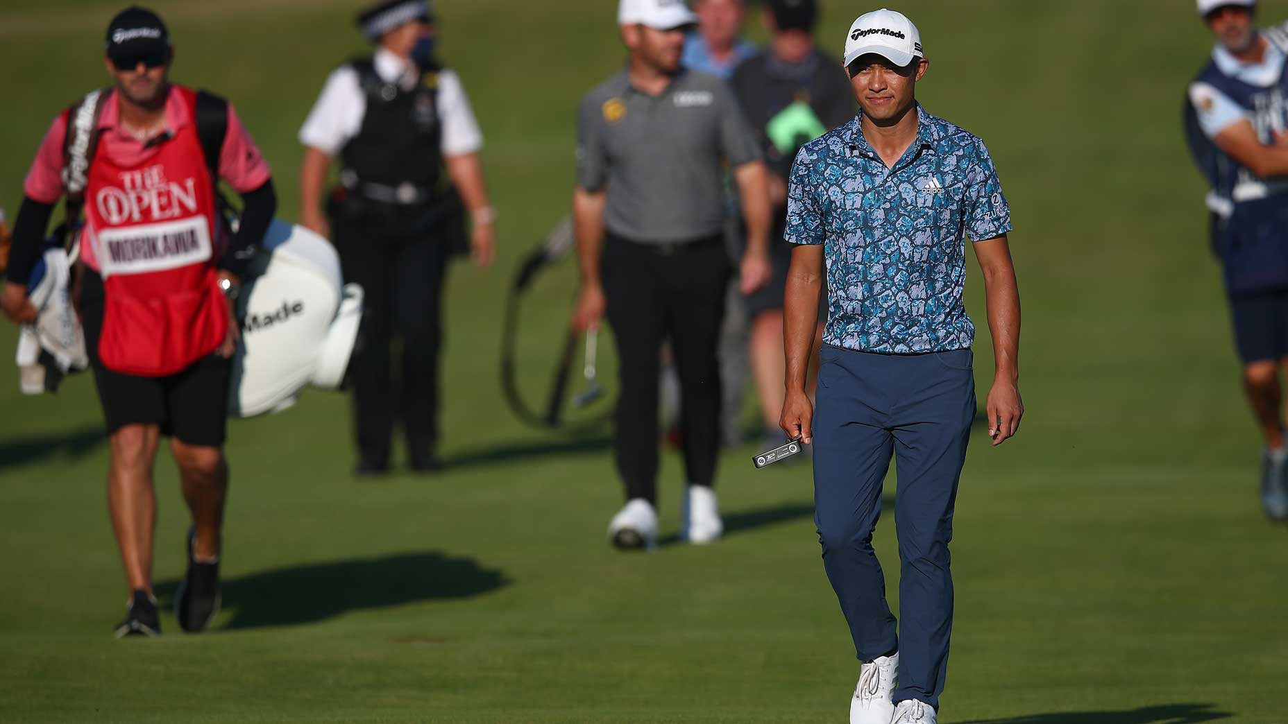 collin morikawa walks